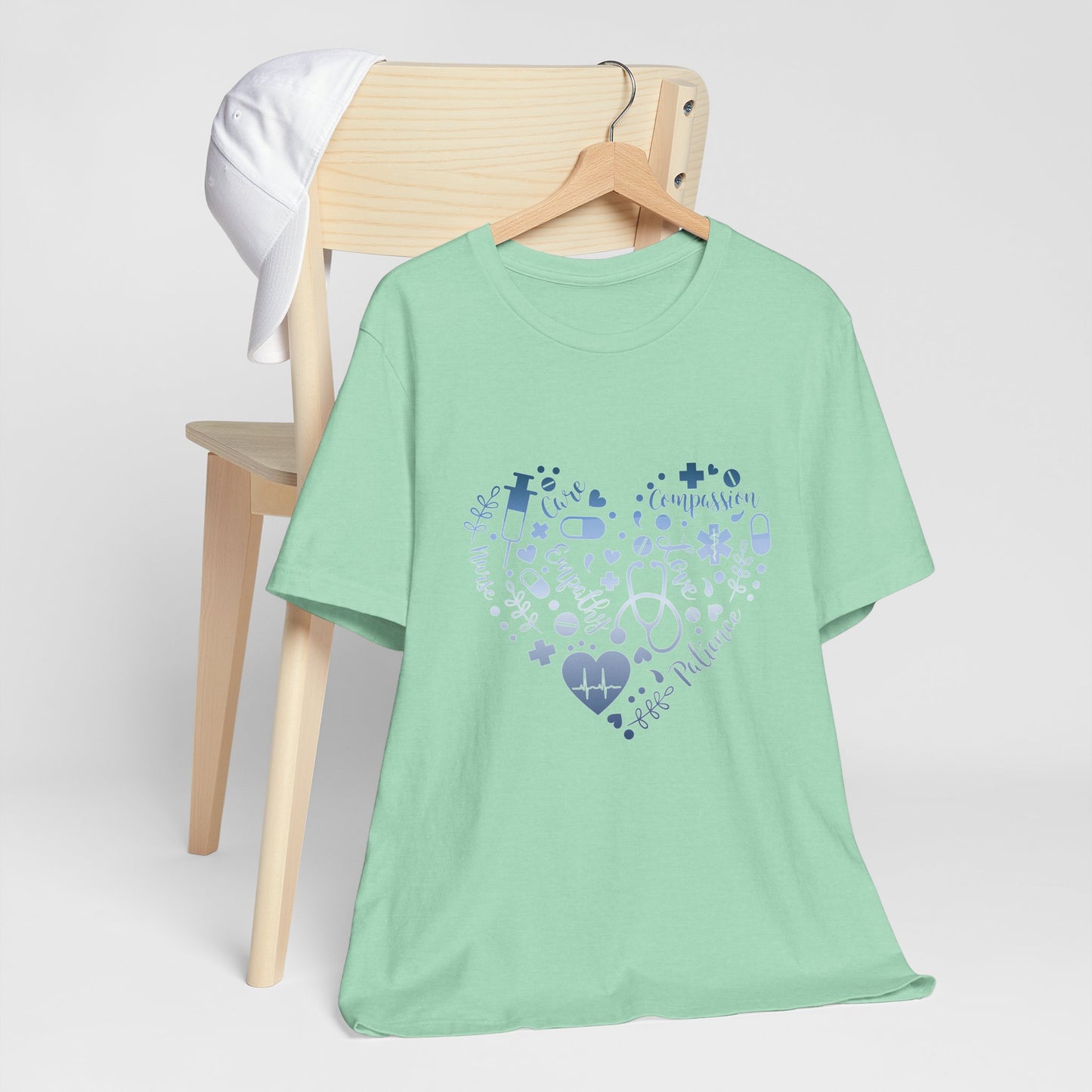 Monogram Heart 1 blue steel