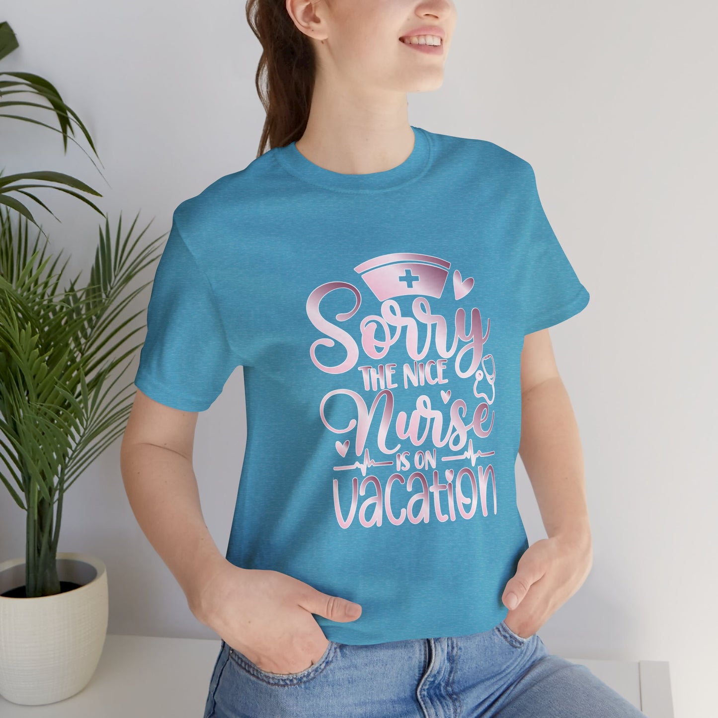 Sorry The Nice Nurse Is On Vacation rose gold