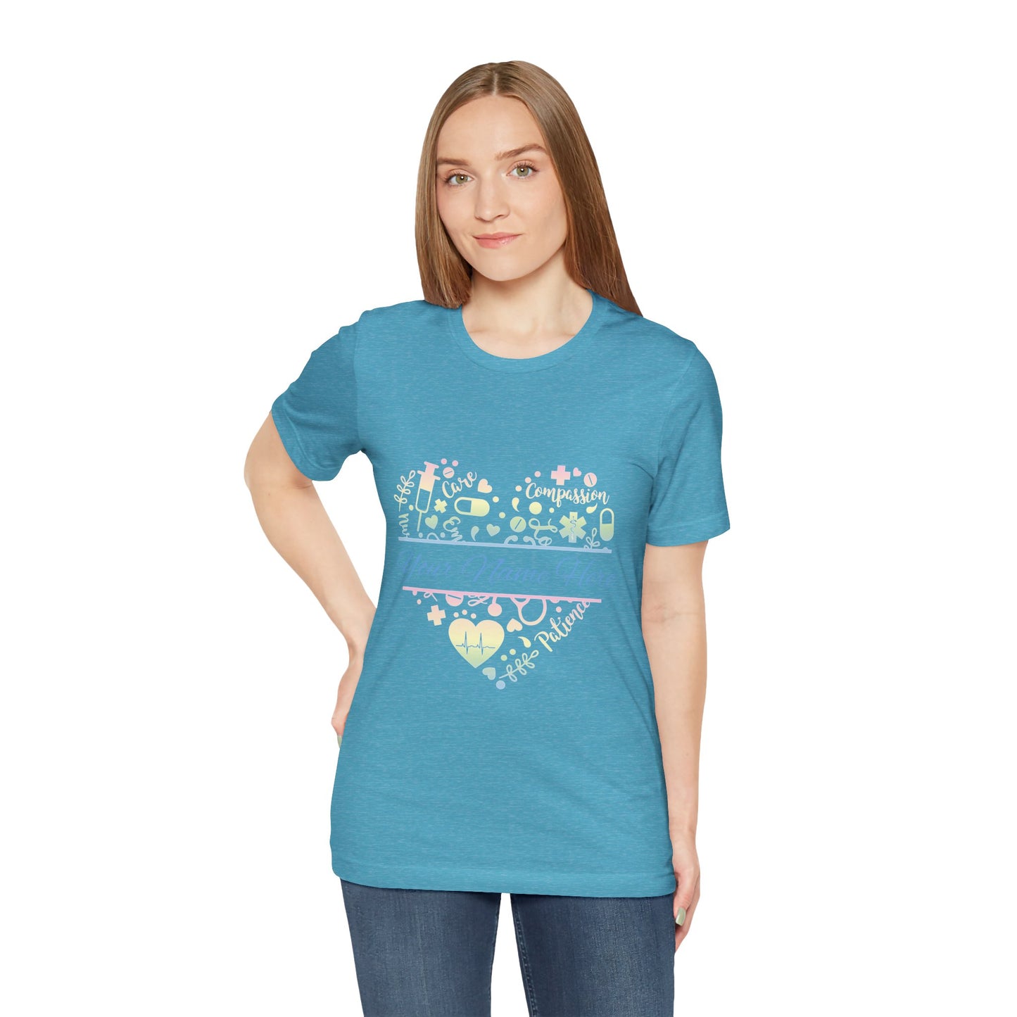 Monogram Heart pastel