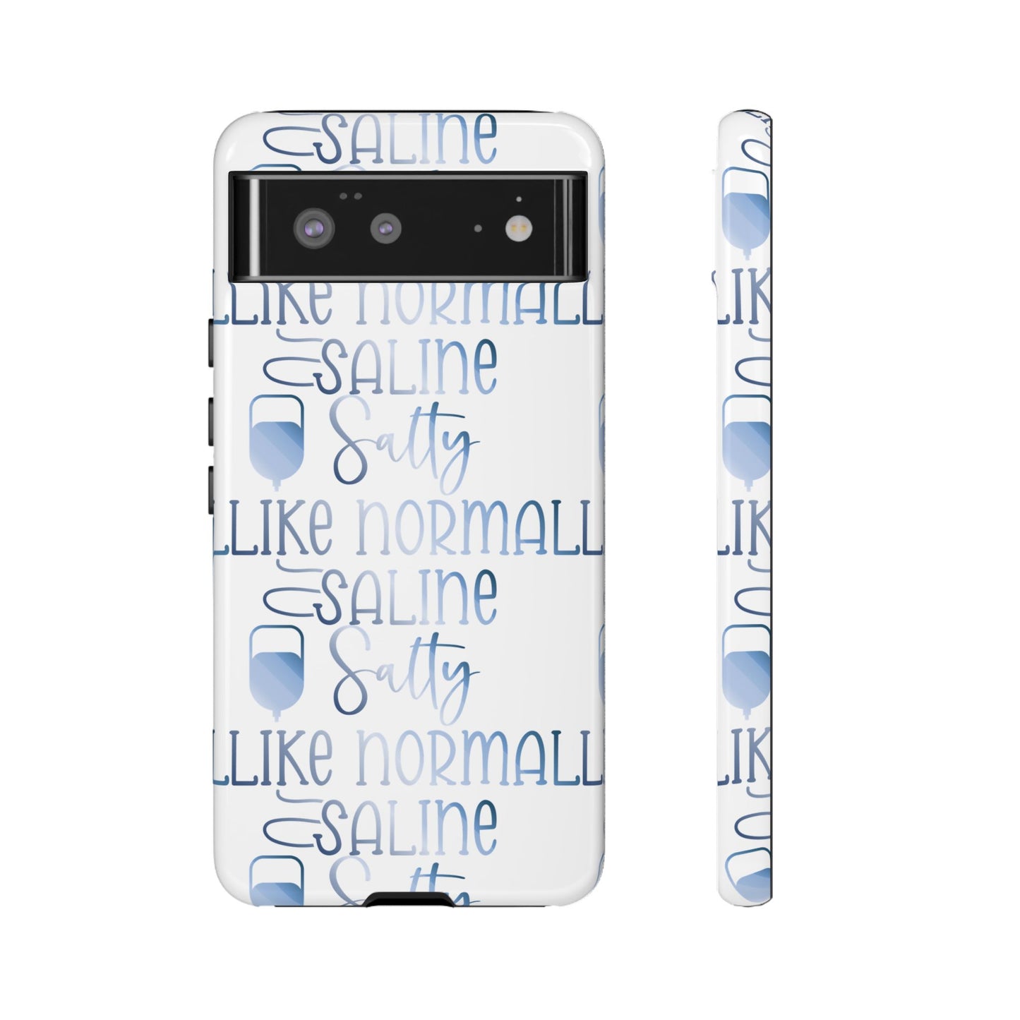 Google Pixel Tough Case - Salty Saline Like Normal Saline - White
