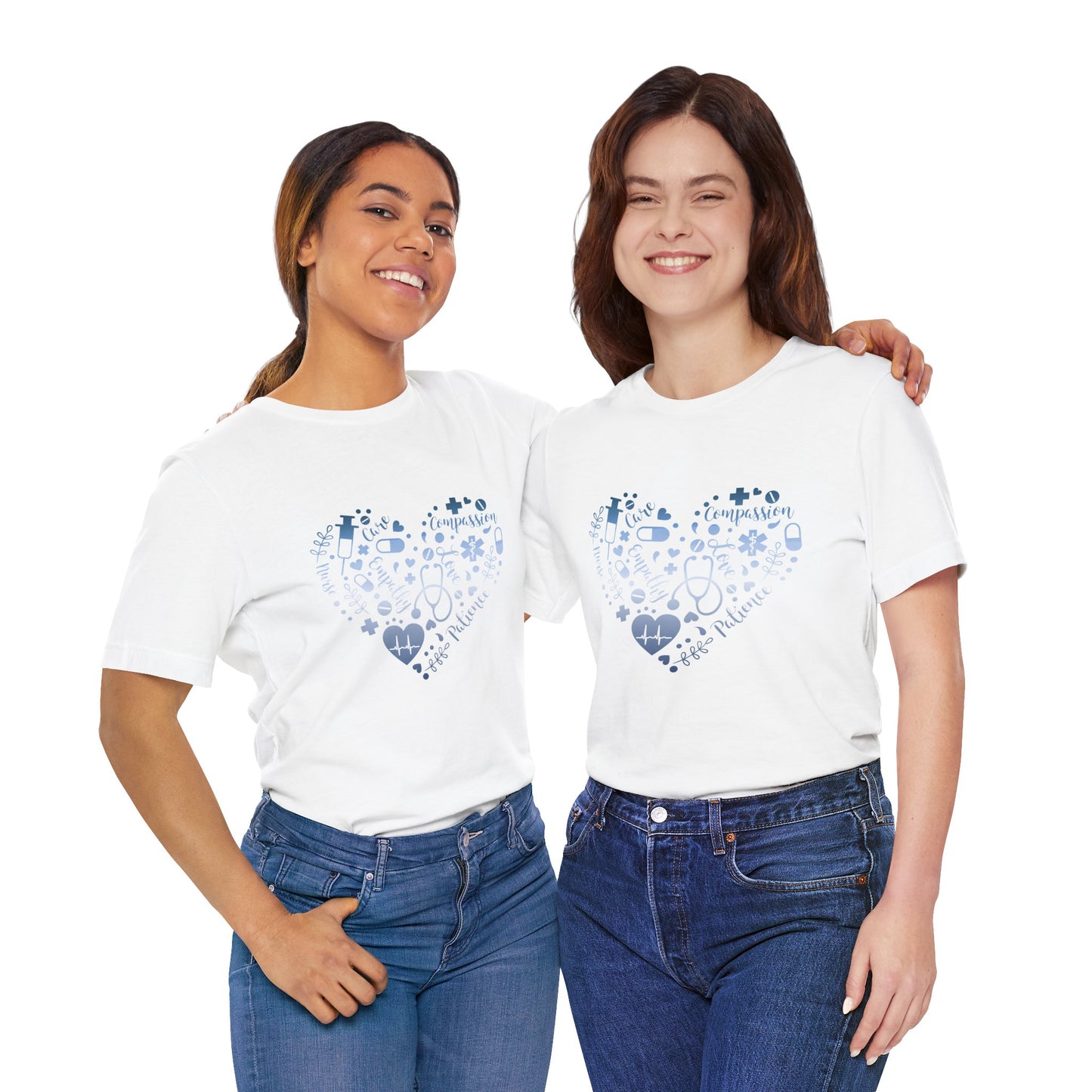 Monogram Heart 1 blue steel