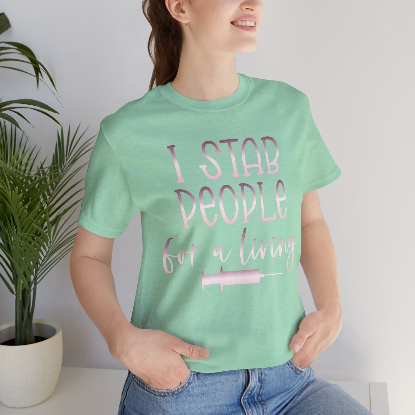 I Stab People For a Living rose gold