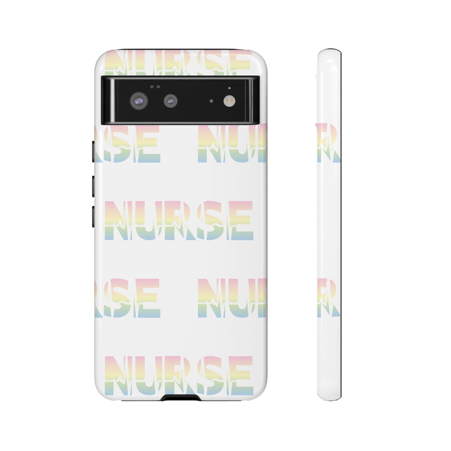 Google Pixel Tough Case - Nurse Pulse - White