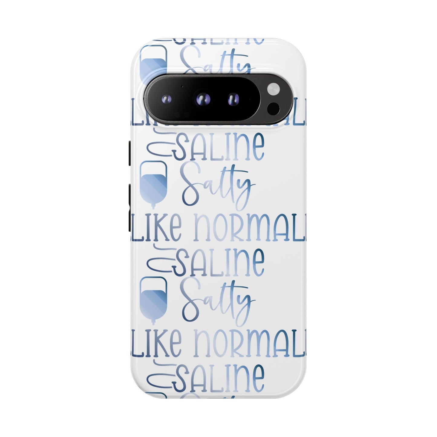 Google Pixel Tough Case - Salty Saline Like Normal Saline - White