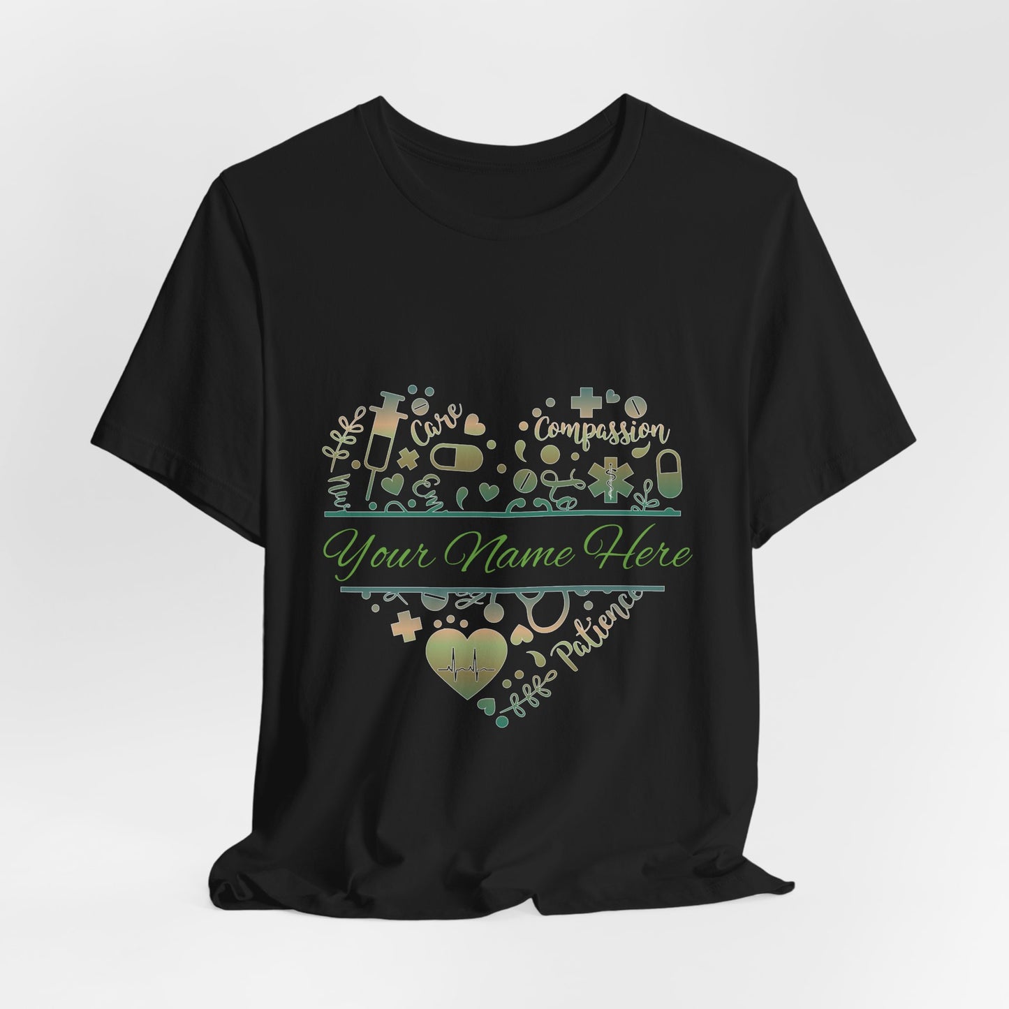 Monogram Heart copper patina