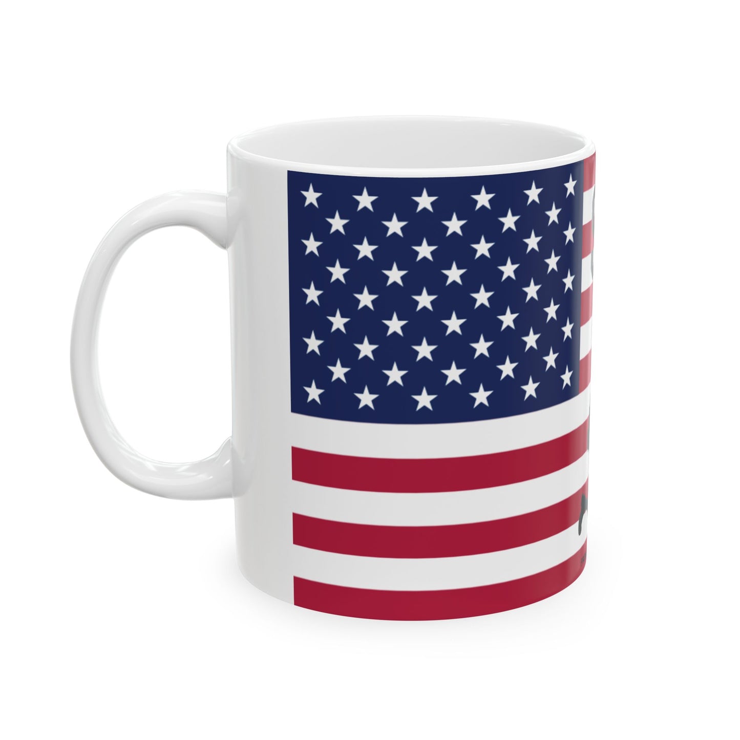 Stand for the flag, Kneel for the fallen (2) Ceramic Mug, (11oz, 15oz)