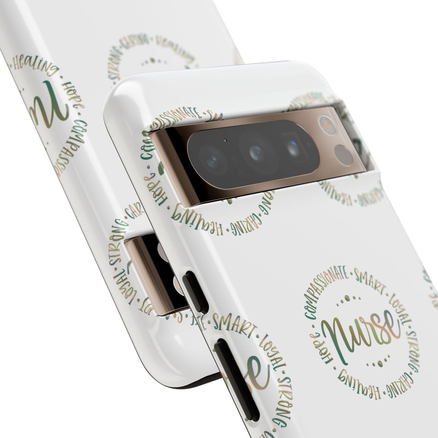 Google Pixel Tough Case - Nurse Circle - White
