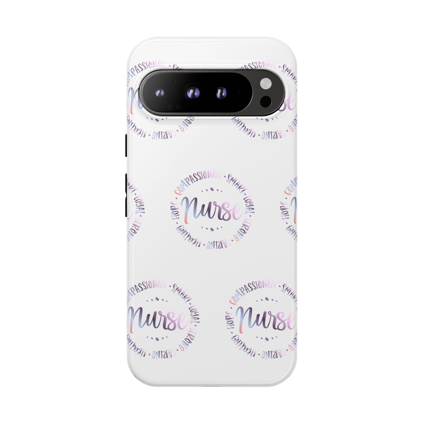 Google Pixel Tough Case - Nurse Circle - White