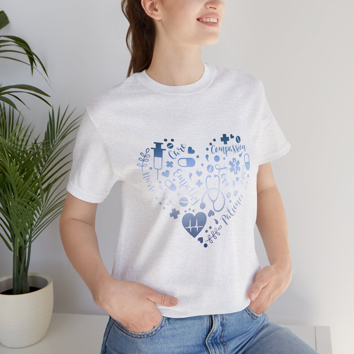 Monogram Heart 1 blue steel