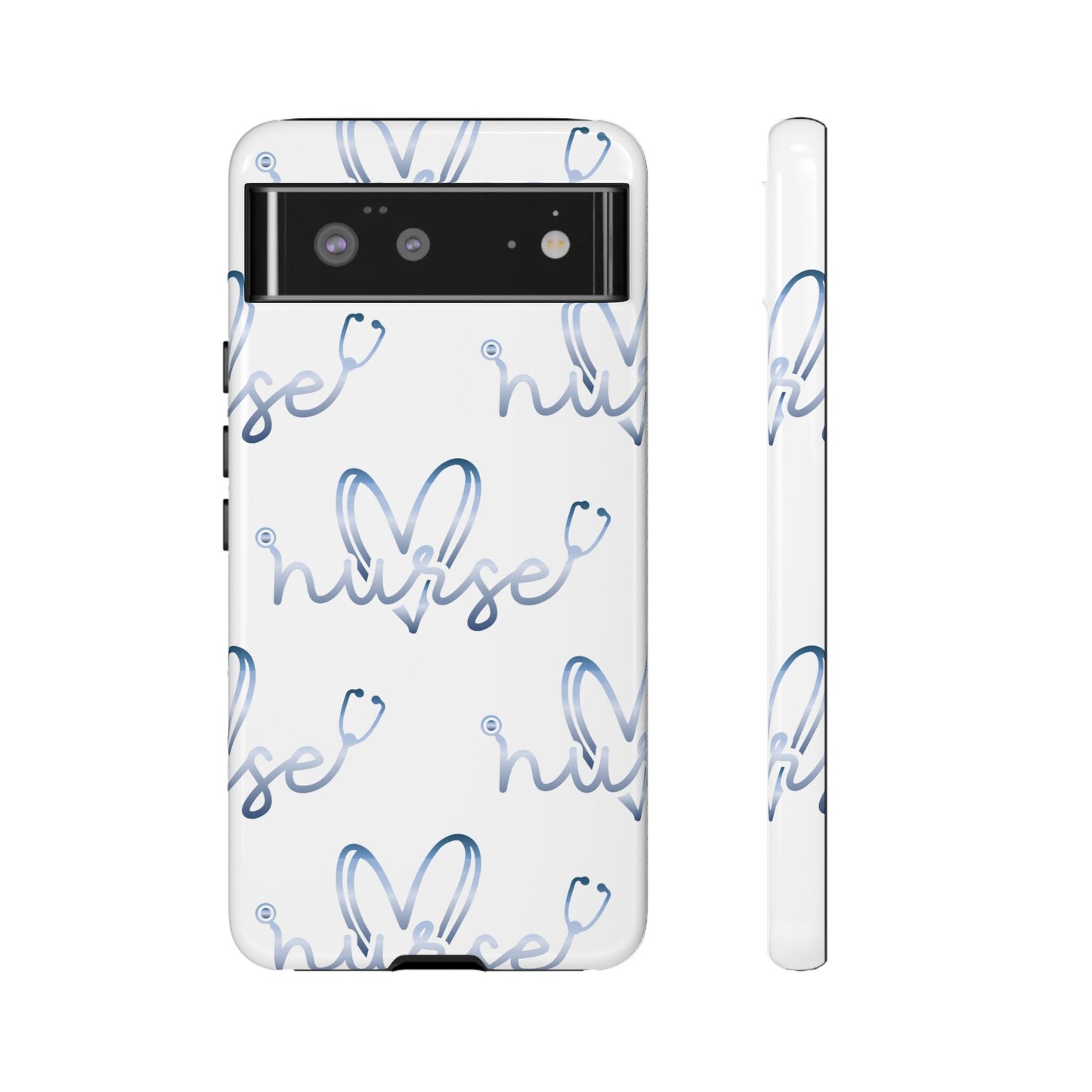 Google Pixel Tough Case - Nurse Stethoscope - White