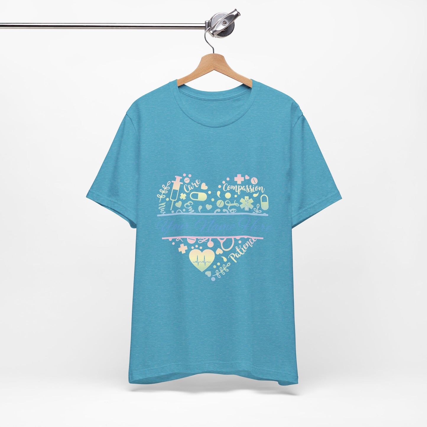 Monogram Heart pastel