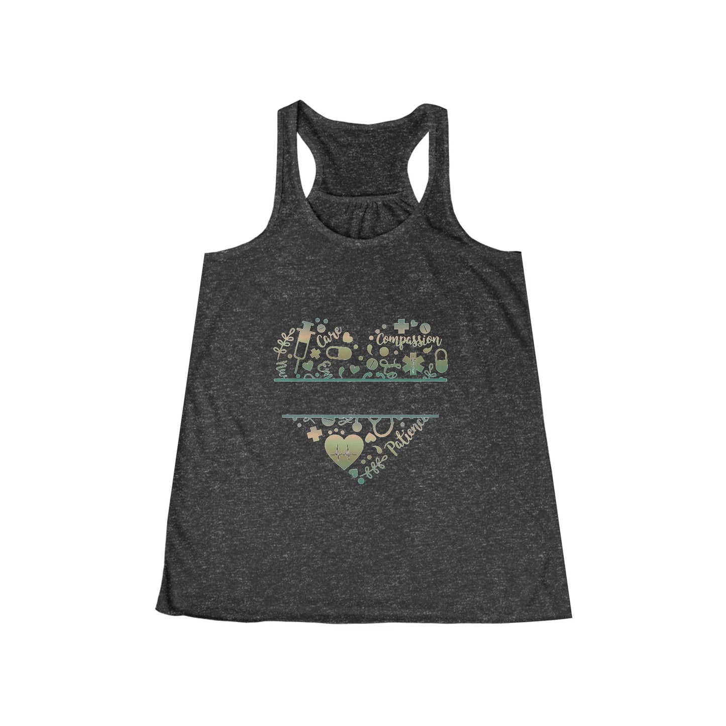 Monogram Heart copper patina