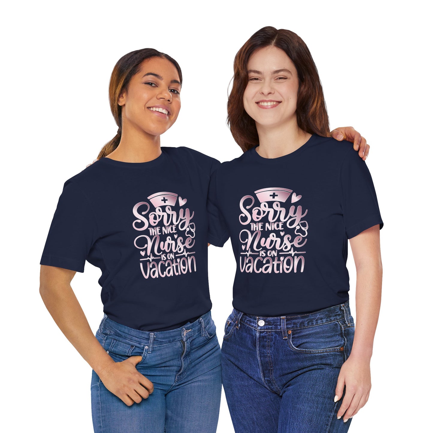 Sorry The Nice Nurse Is On Vacation rose gold