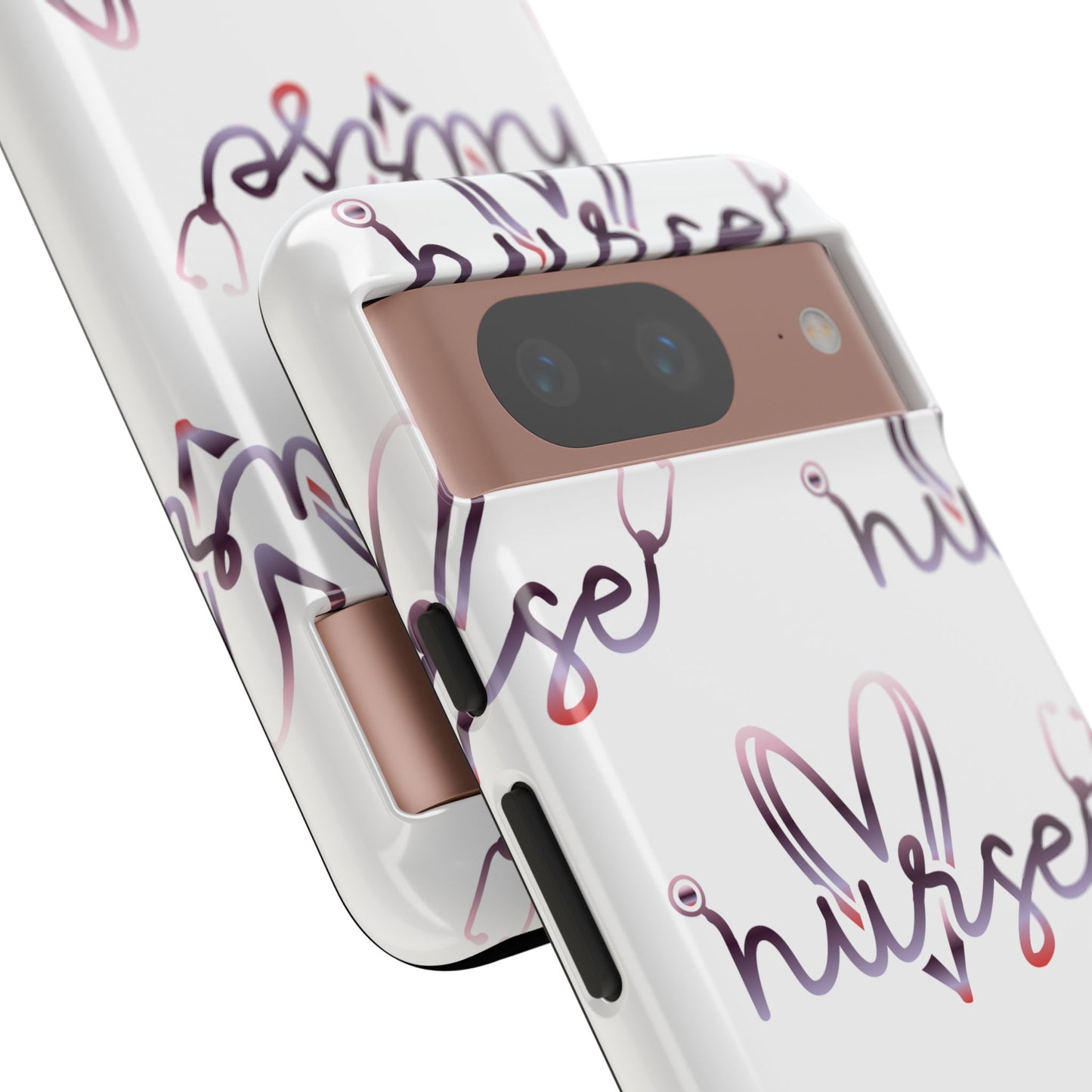Google Pixel Tough Case - Nurse Stethoscope - White