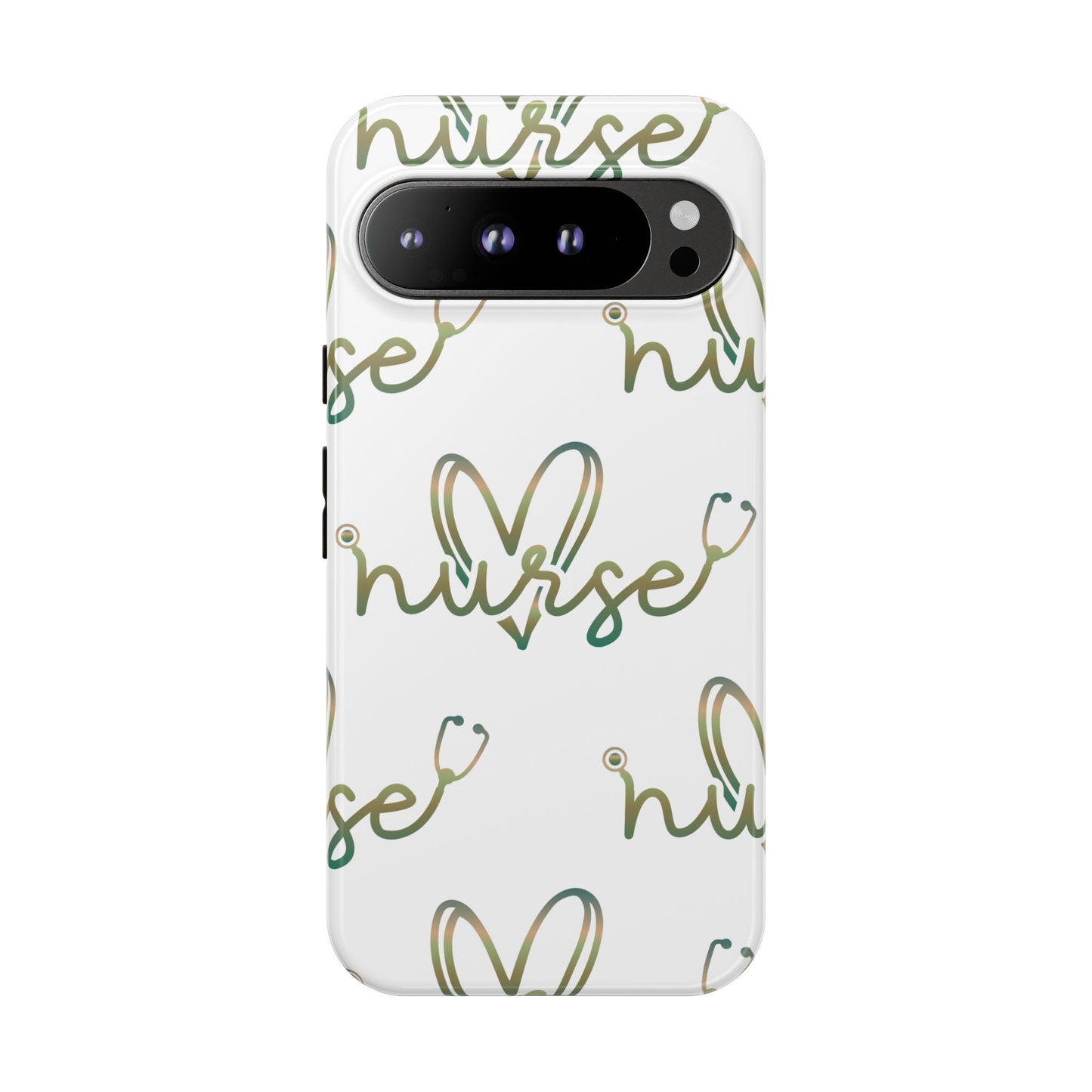 Google Pixel Tough Case - Nurse Stethoscope - White