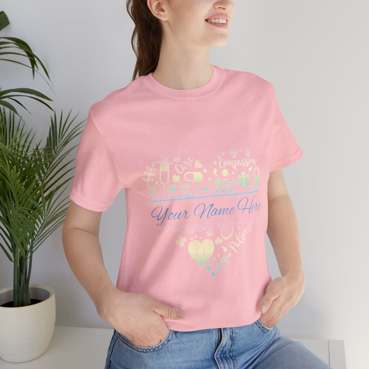 Monogram Heart pastel