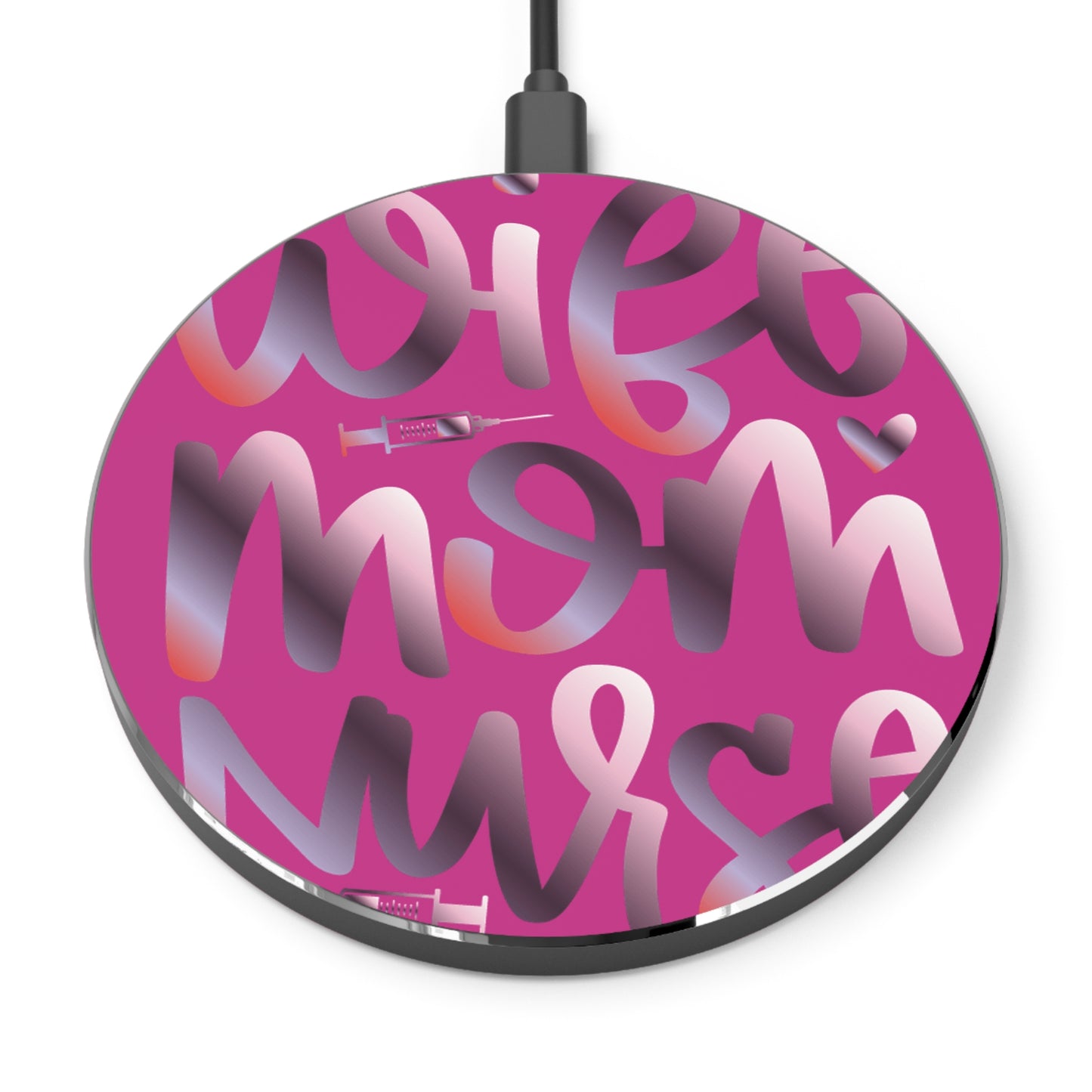 Wife-Mom-Nurse Wireless Charger | Fast Charging Pad for Healthcare Professionals