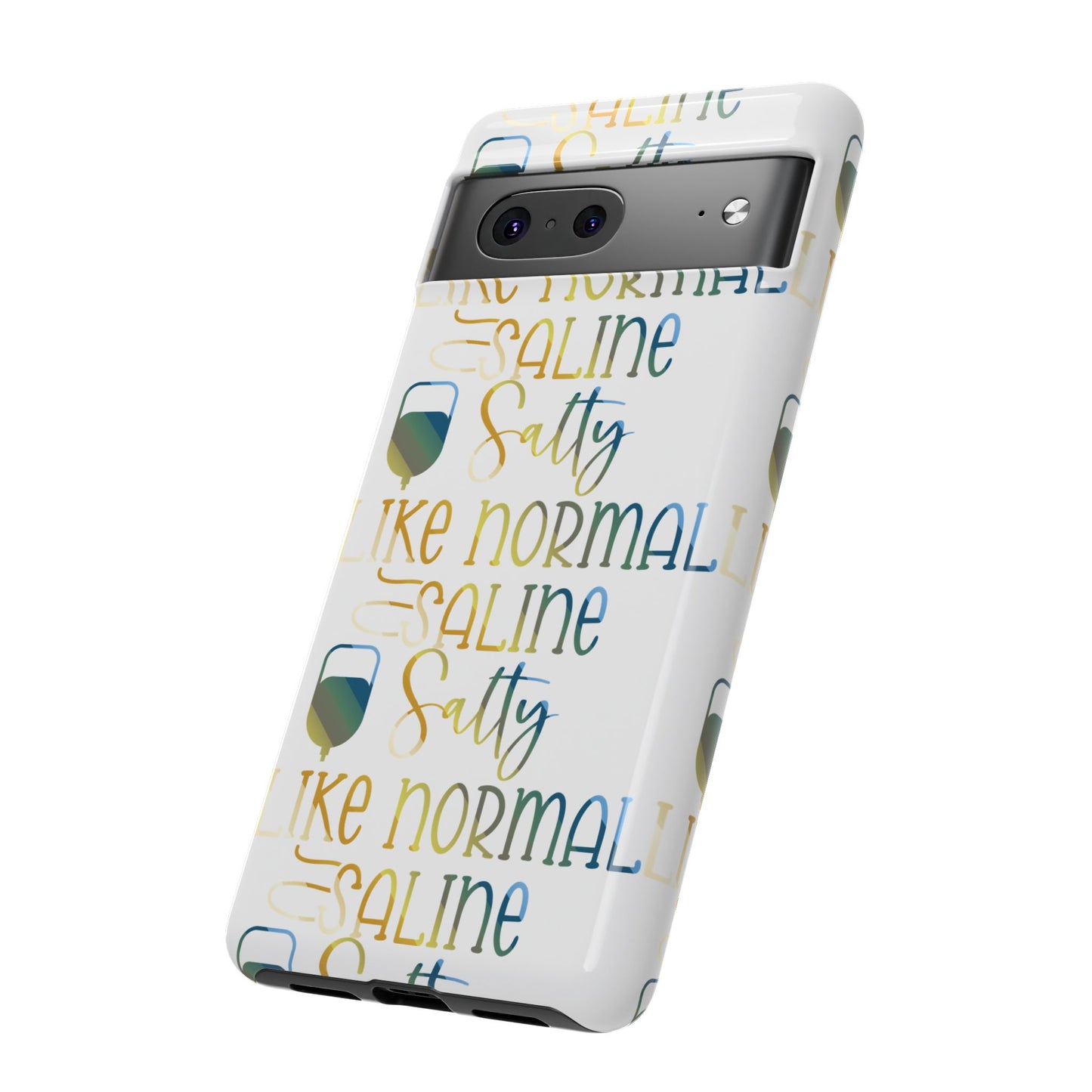 Google Pixel Tough Case - Salty Saline Like Normal Saline - White