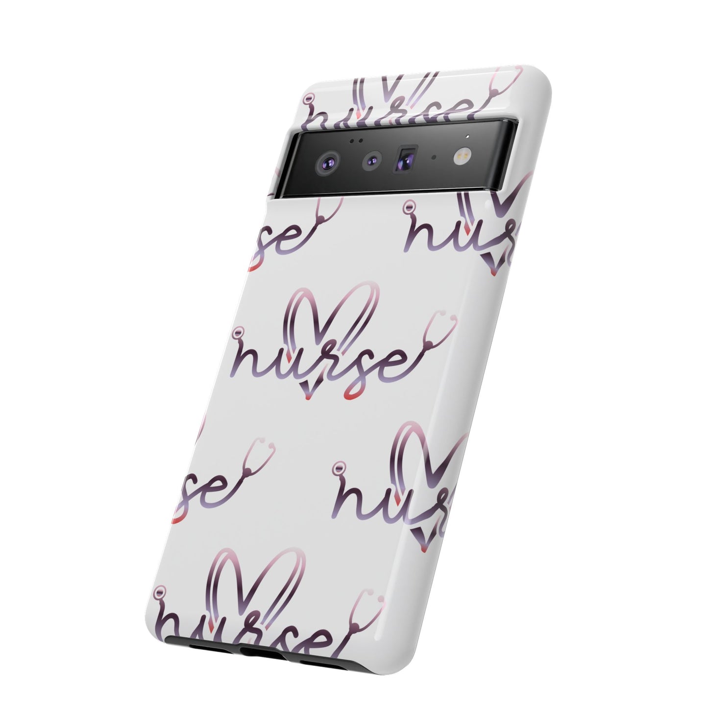 Google Pixel Tough Case - Nurse Stethoscope - White