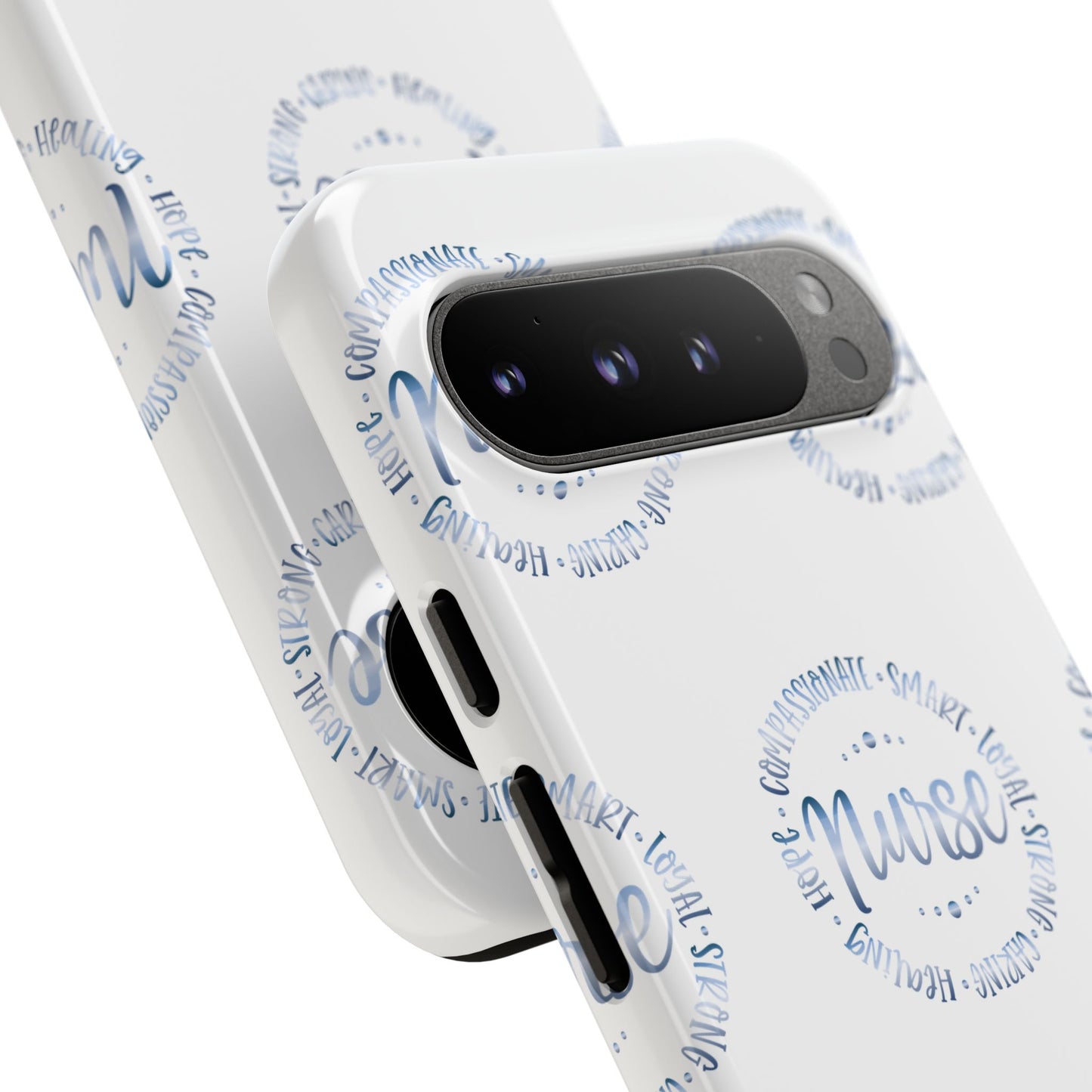 Google Pixel Tough Case - Nurse Circle - White