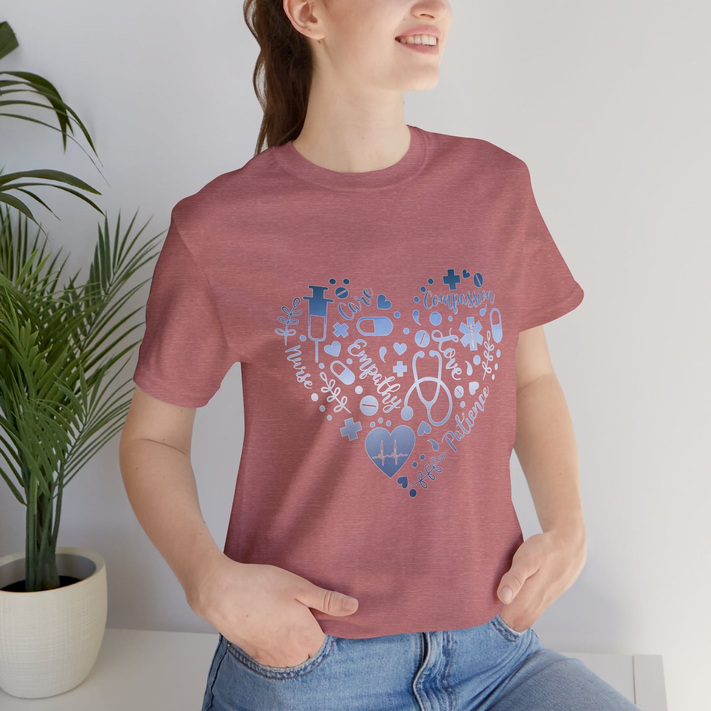 Monogram Heart 1 blue steel