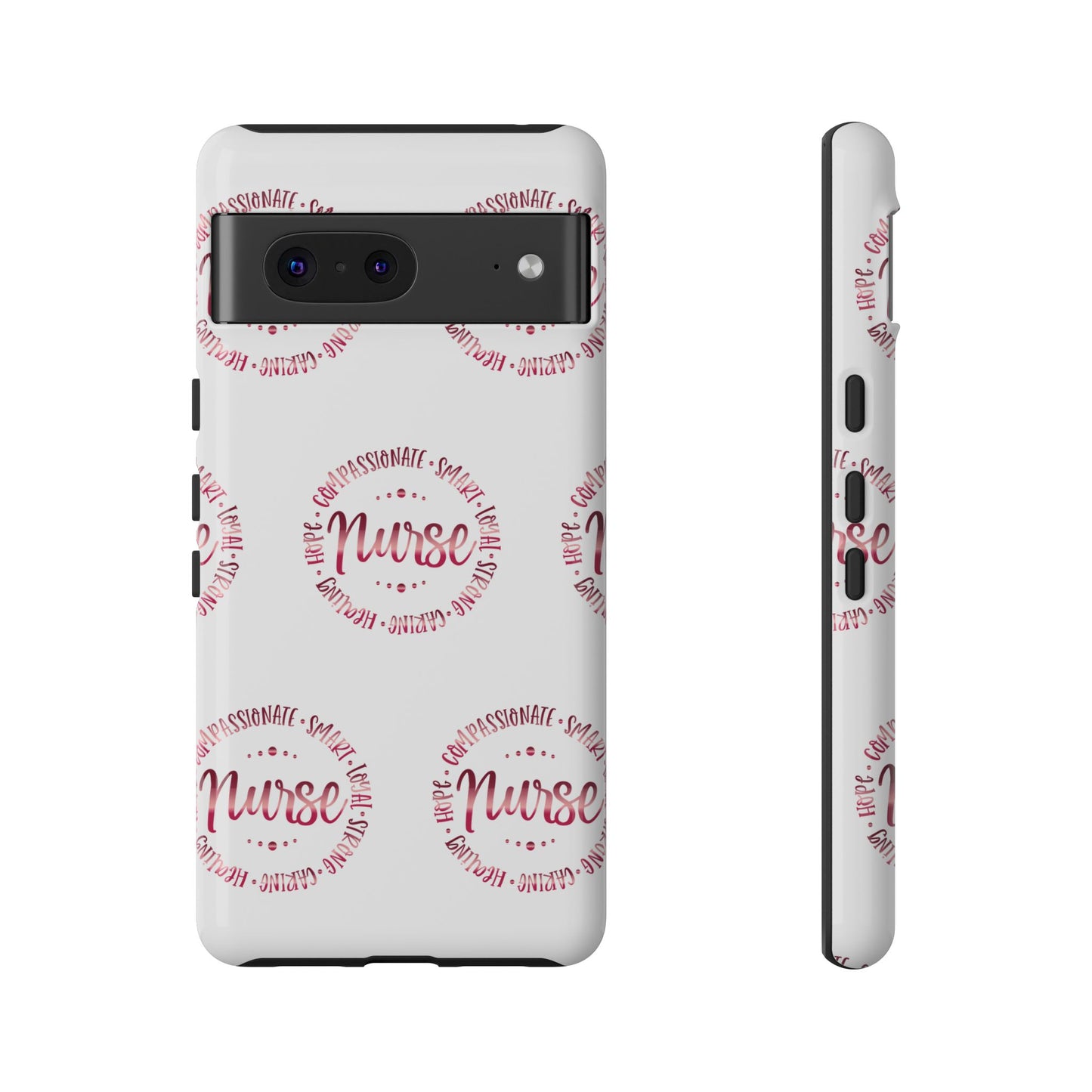 Google Pixel Tough Case - Nurse Circle - White