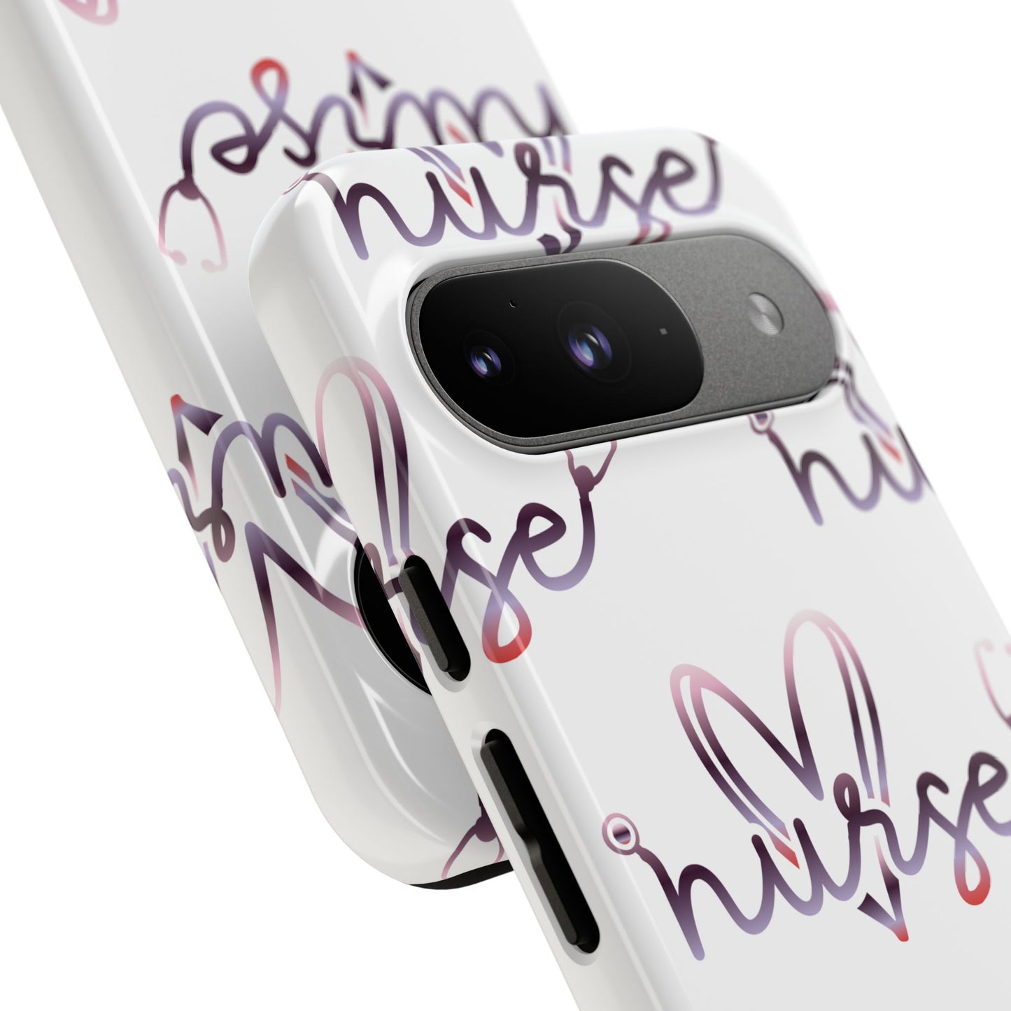 Google Pixel Tough Case - Nurse Stethoscope - White