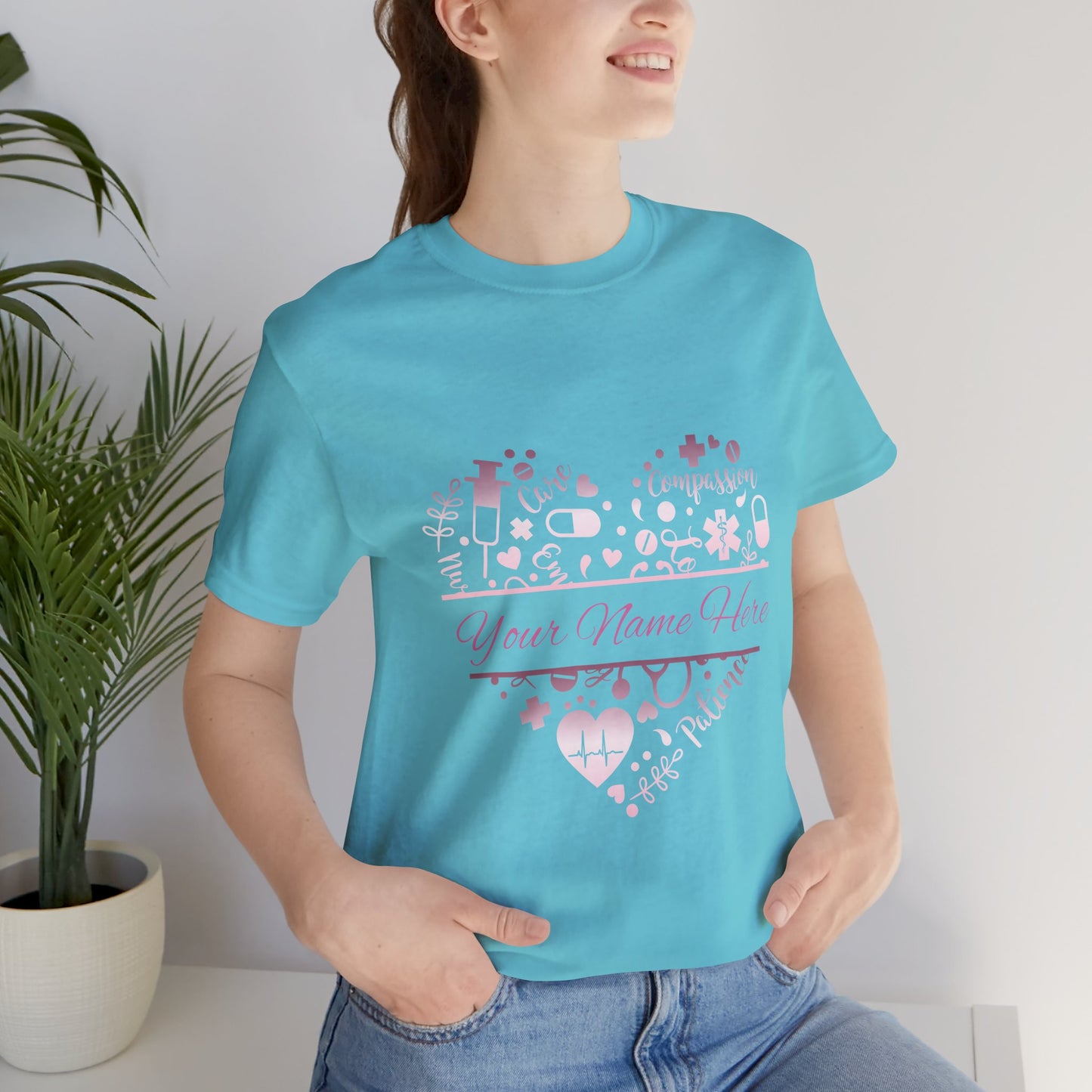 Monogram Heart rose gold
