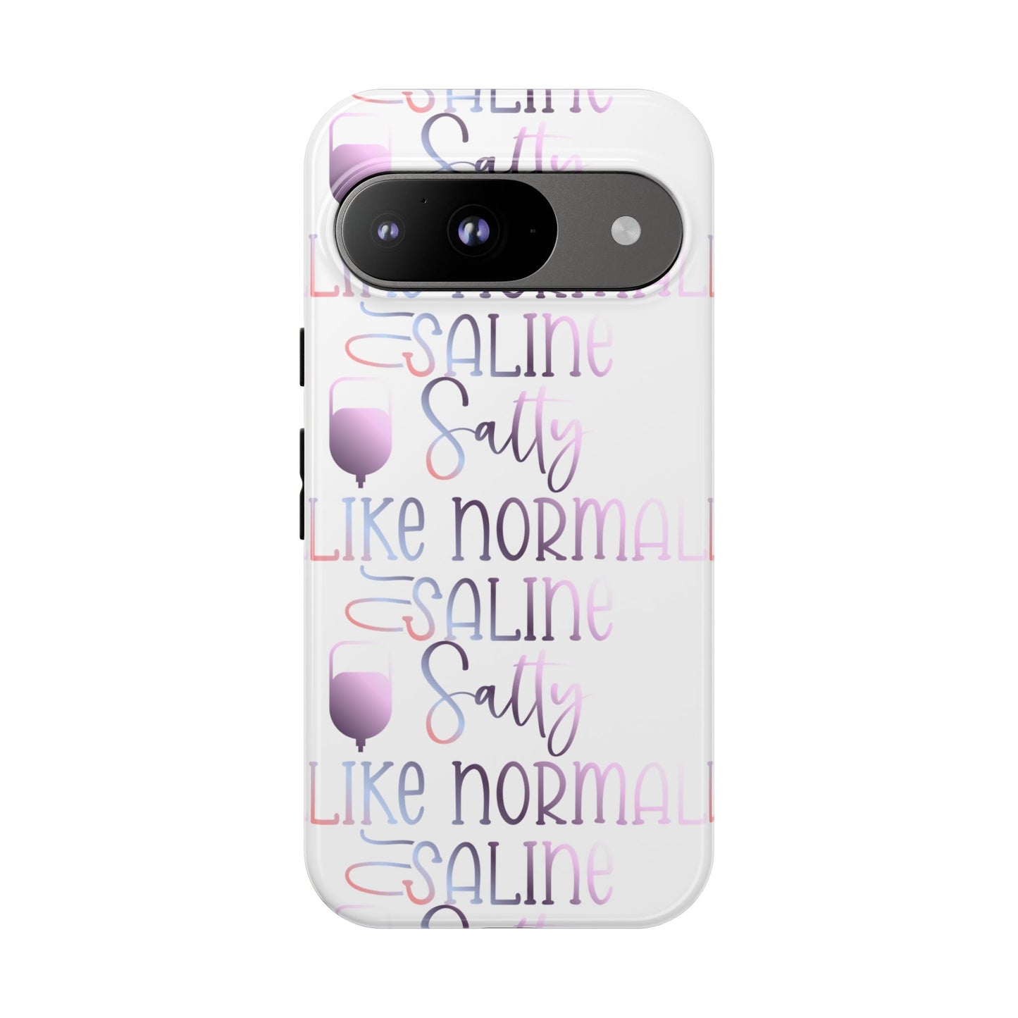Google Pixel Tough Case - Salty Saline Like Normal Saline - White