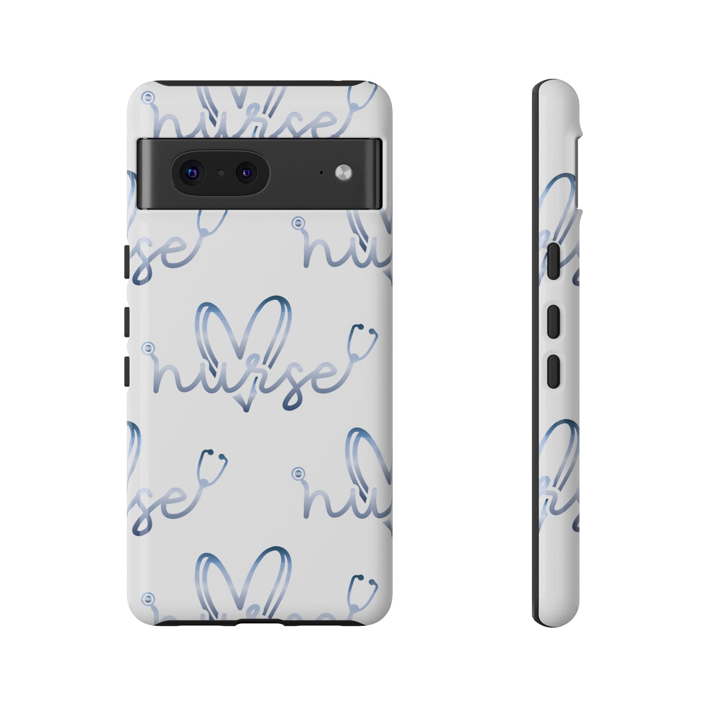 Google Pixel Tough Case - Nurse Stethoscope - White