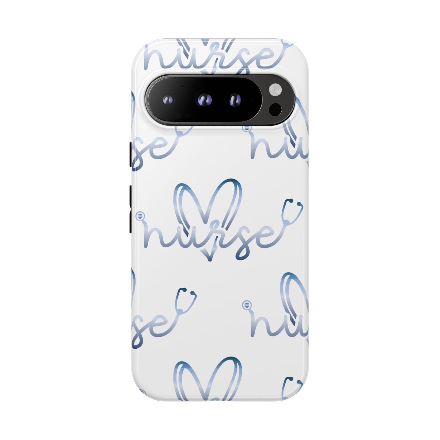 Google Pixel Tough Case - Nurse Stethoscope - White