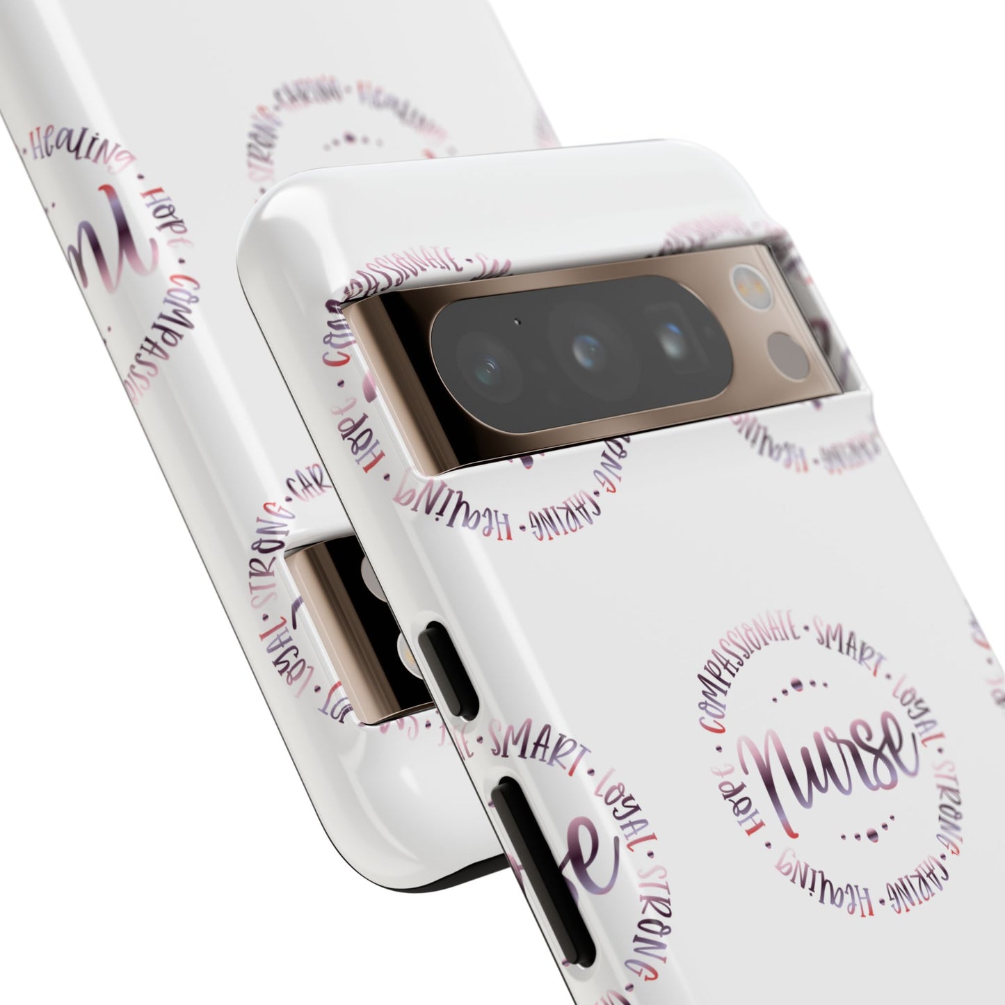 Google Pixel Tough Case - Nurse Circle - White