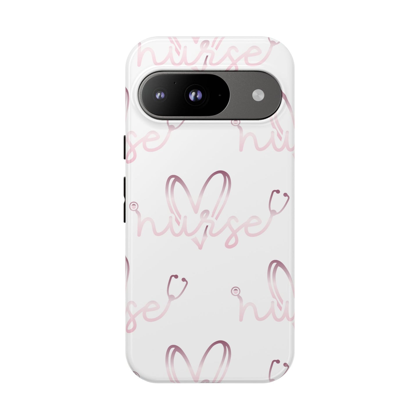 Google Pixel Tough Case - Nurse Stethoscope - White