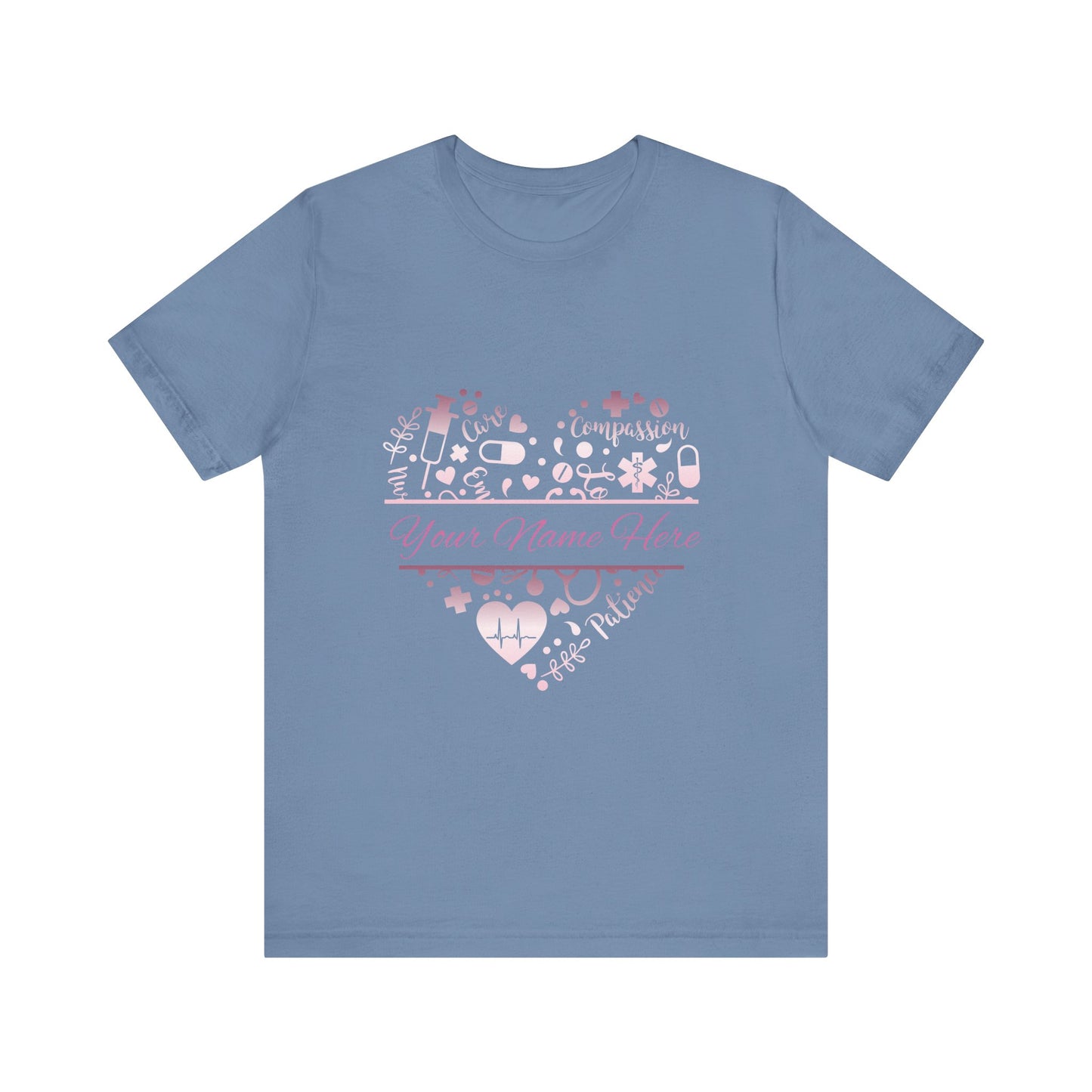Monogram Heart rose gold