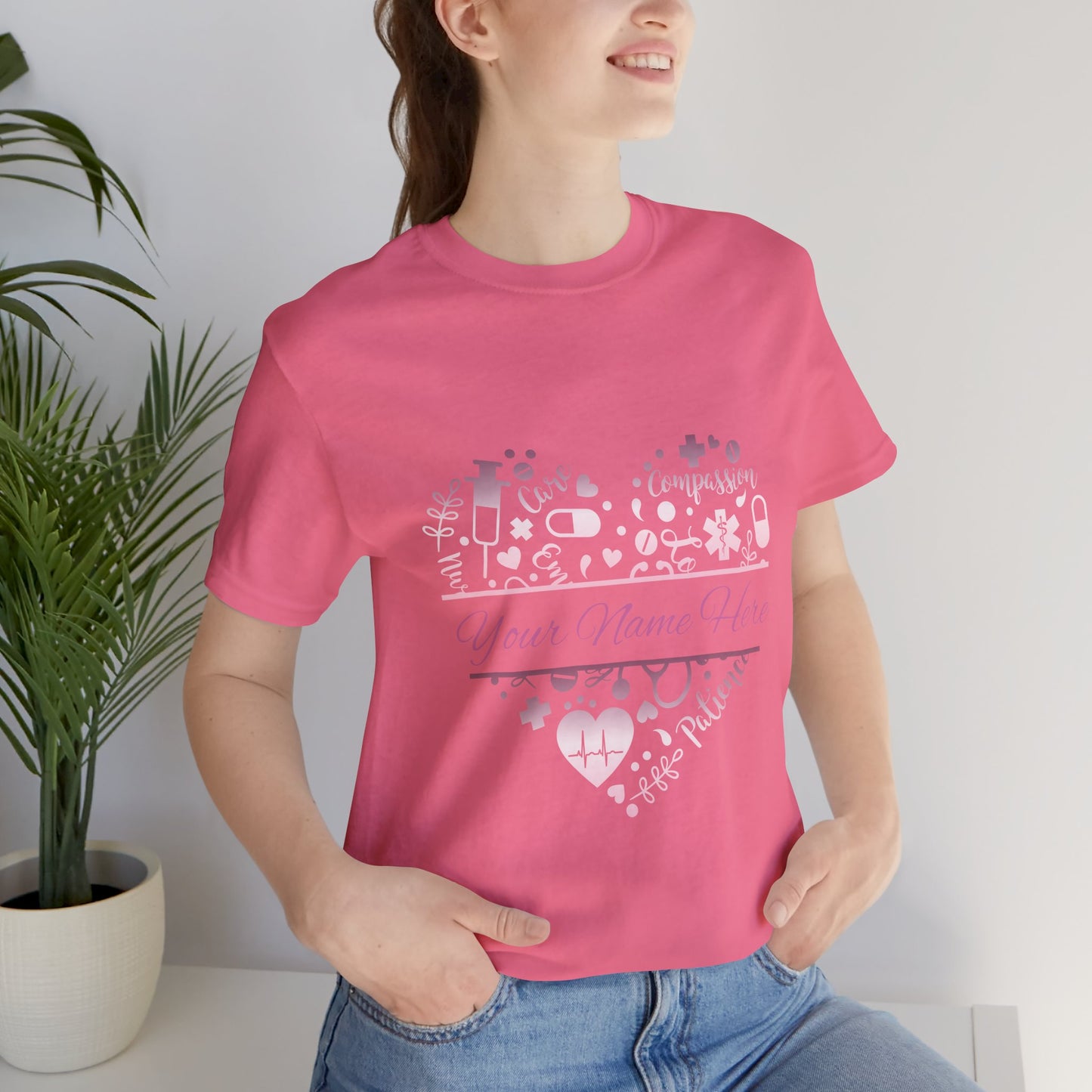 Monogram Heart rose gold