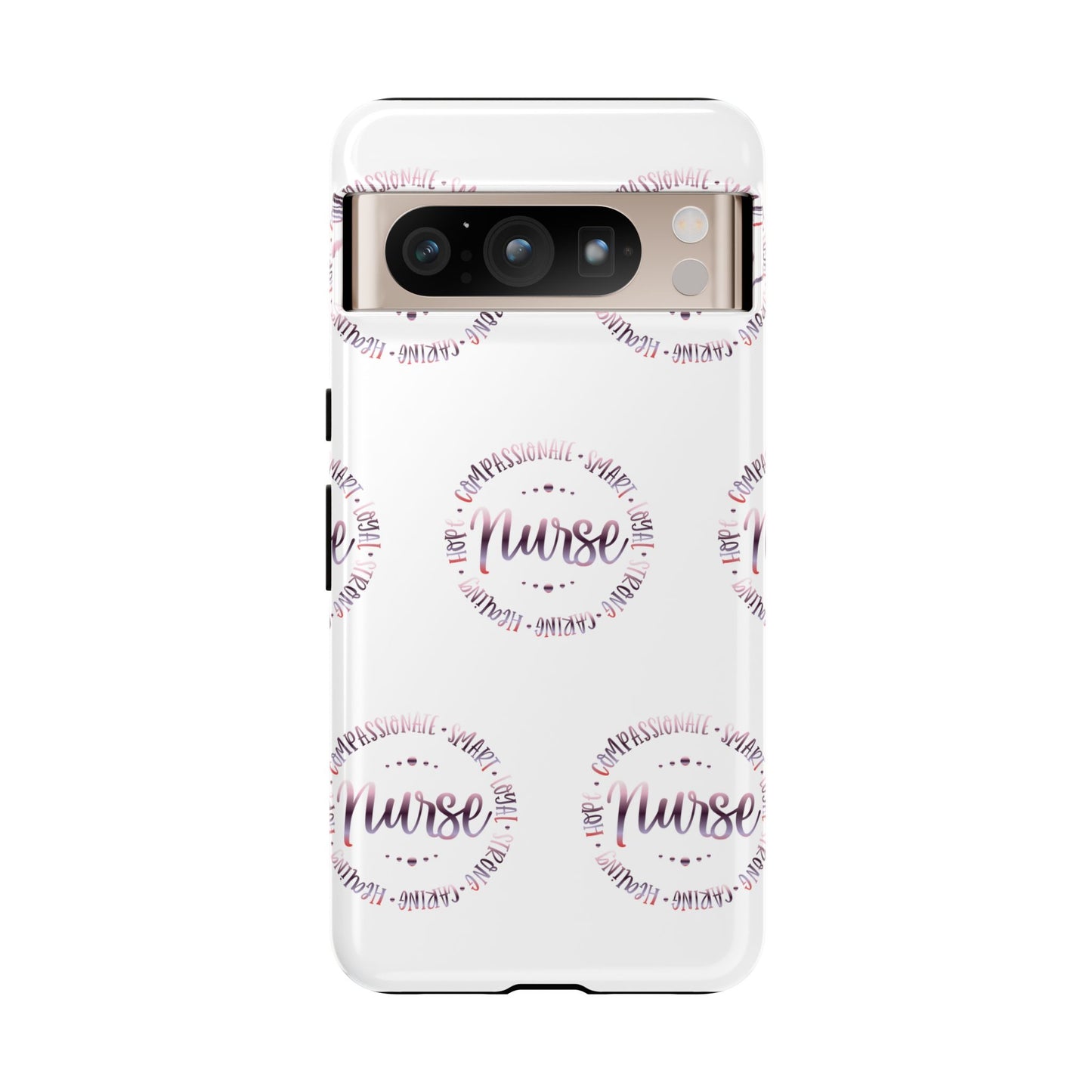 Google Pixel Tough Case - Nurse Circle - White