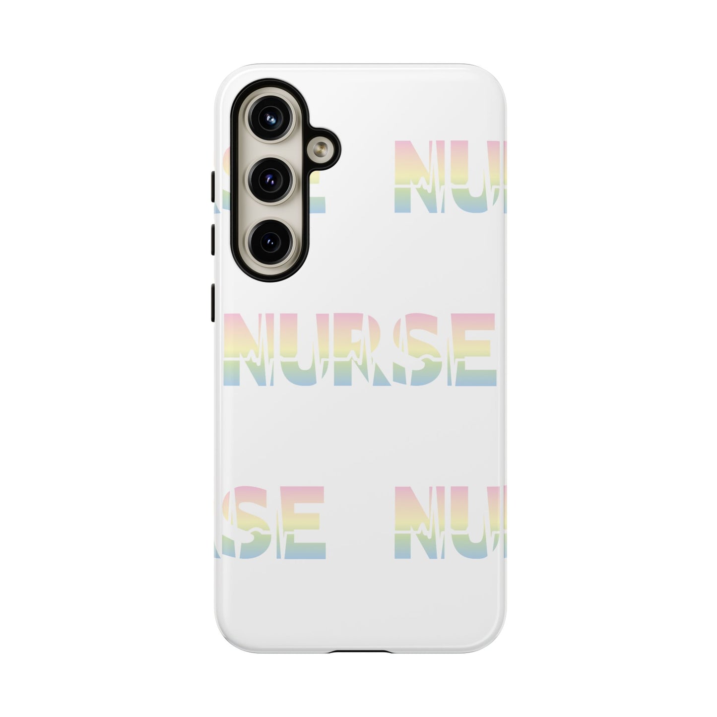 Samsung Tough Case - Nurse Pulse - White