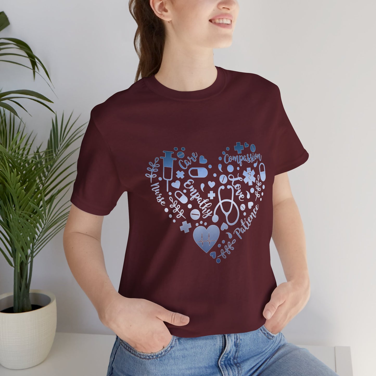 Monogram Heart 1 blue steel