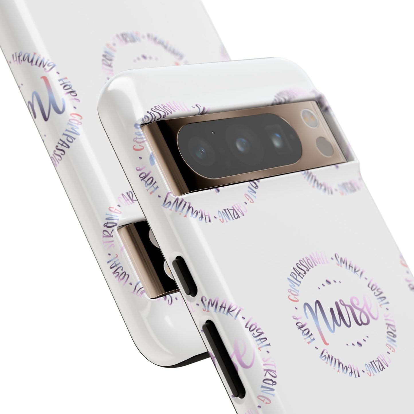 Google Pixel Tough Case - Nurse Circle - White