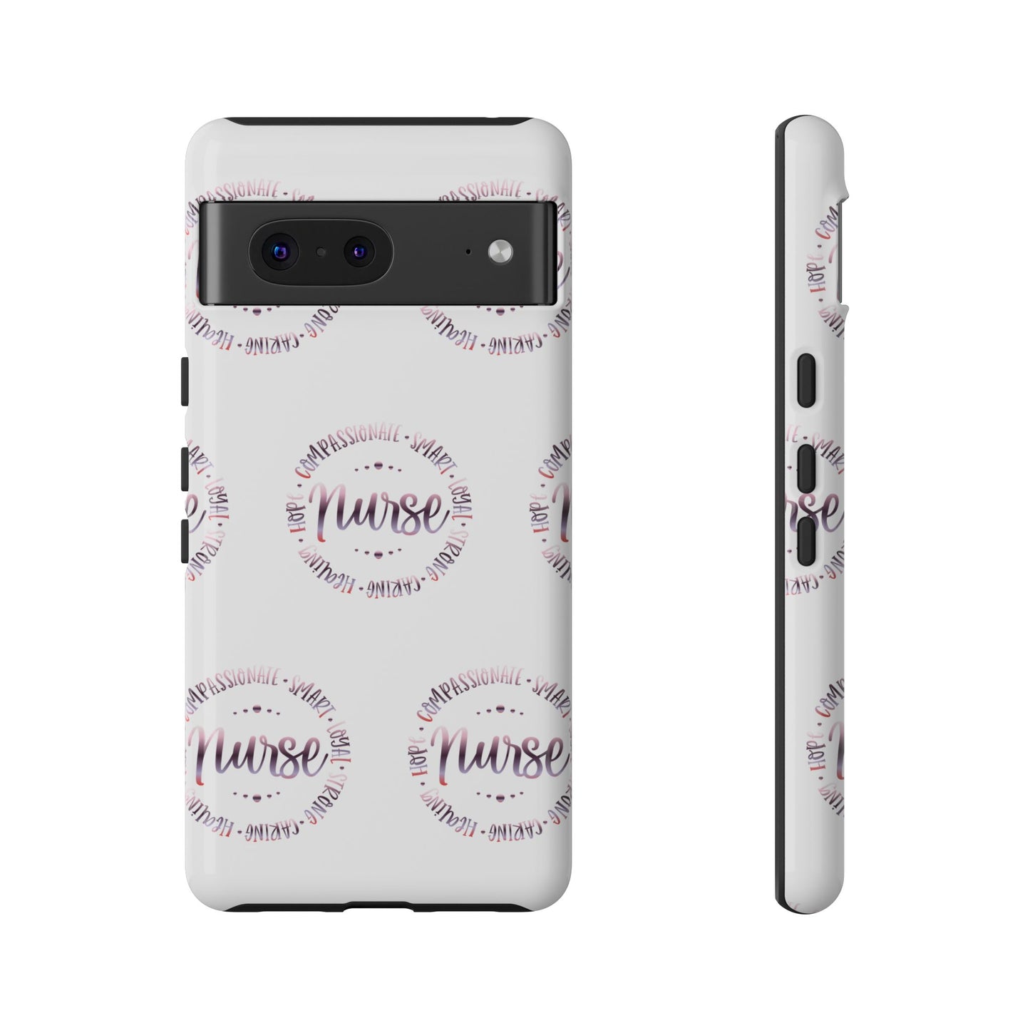 Google Pixel Tough Case - Nurse Circle - White