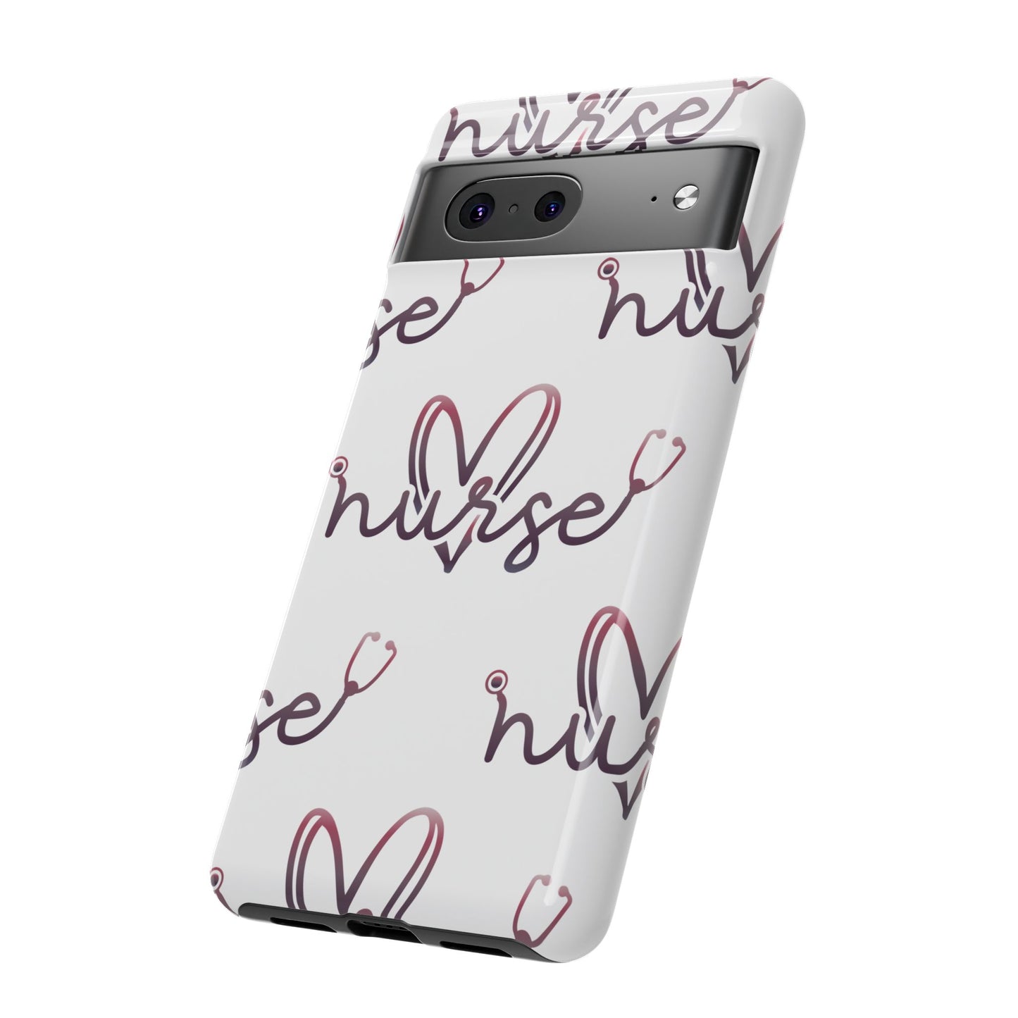 Google Pixel Tough Case - Nurse Stethoscope - White
