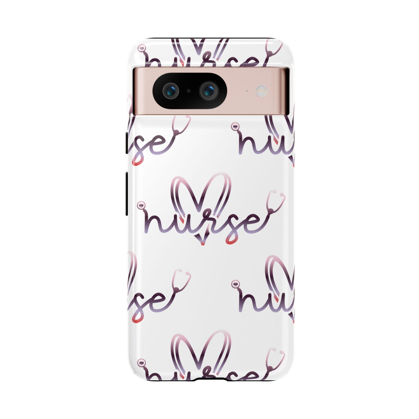 Google Pixel Tough Case - Nurse Stethoscope - White
