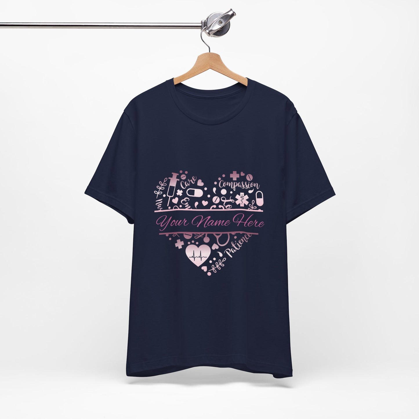 Monogram Heart rose gold