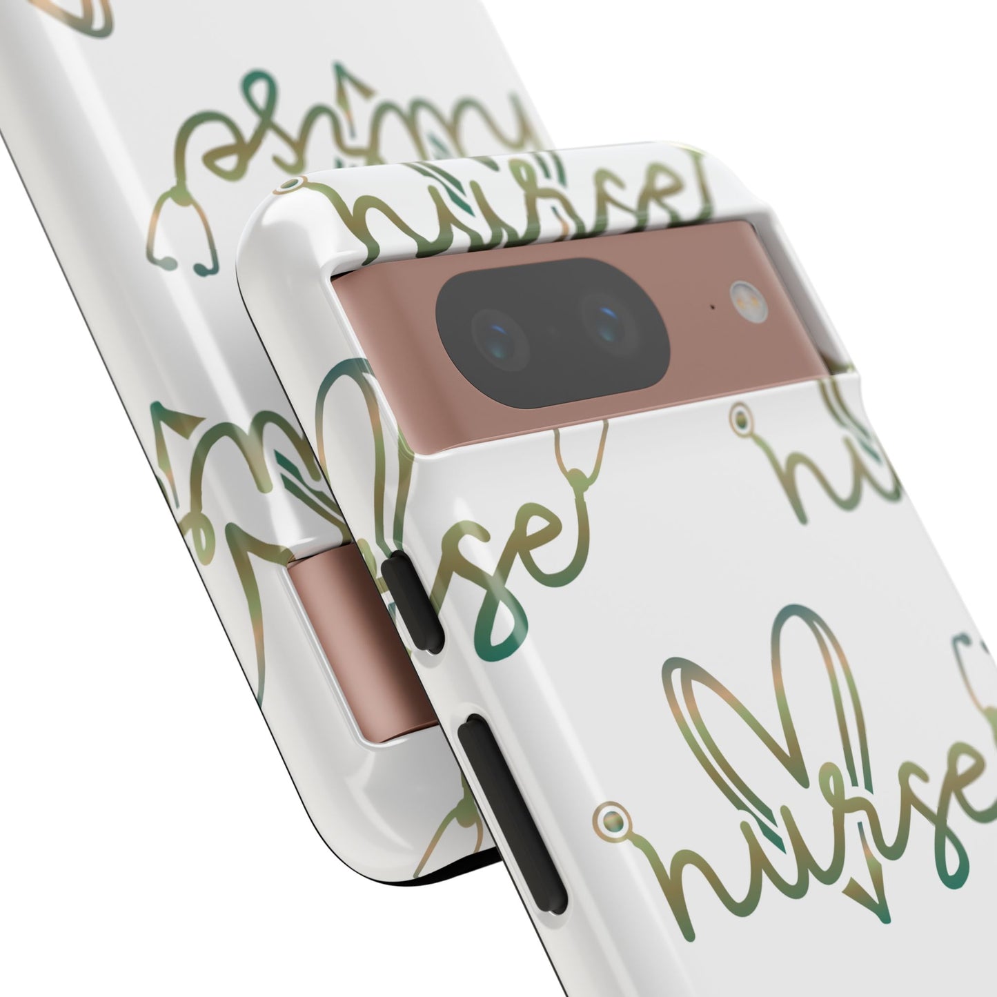 Google Pixel Tough Case - Nurse Stethoscope - White