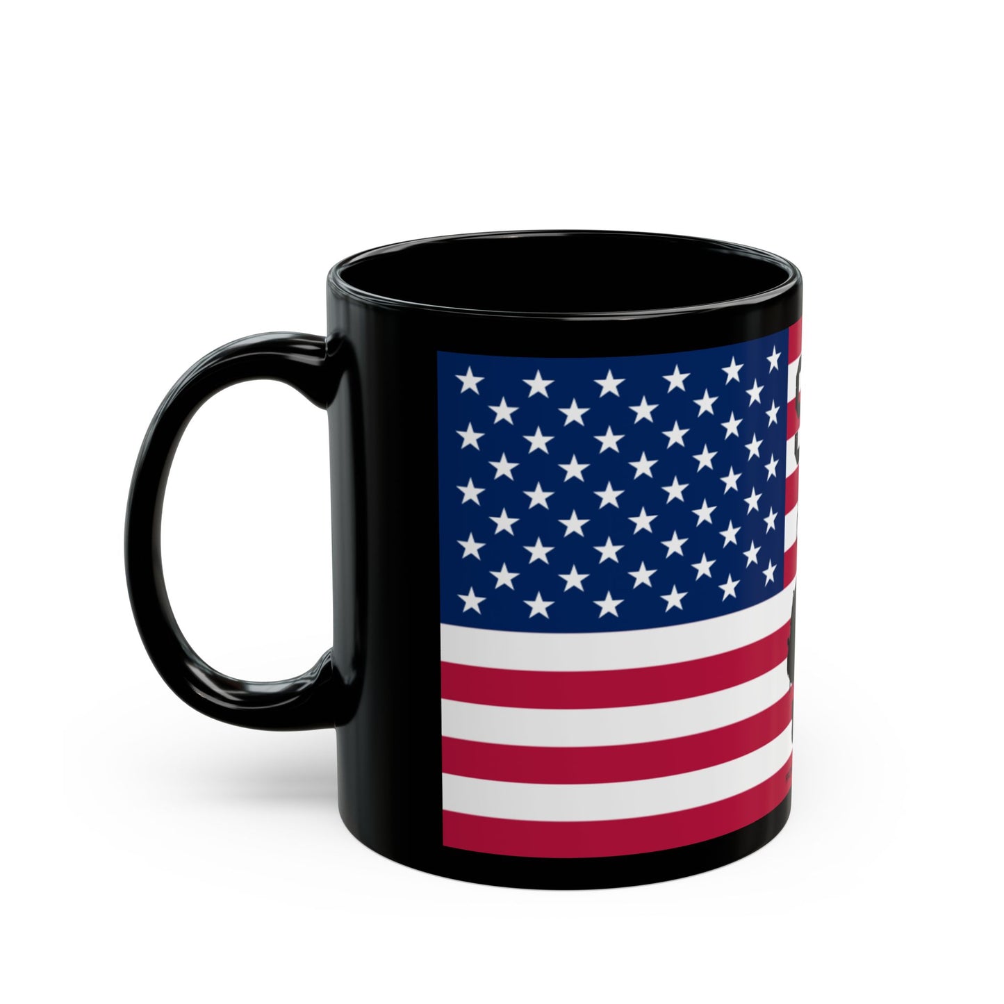 Stand for the flag, Kneel for the fallen (1) Black Mug (11oz, 15oz)