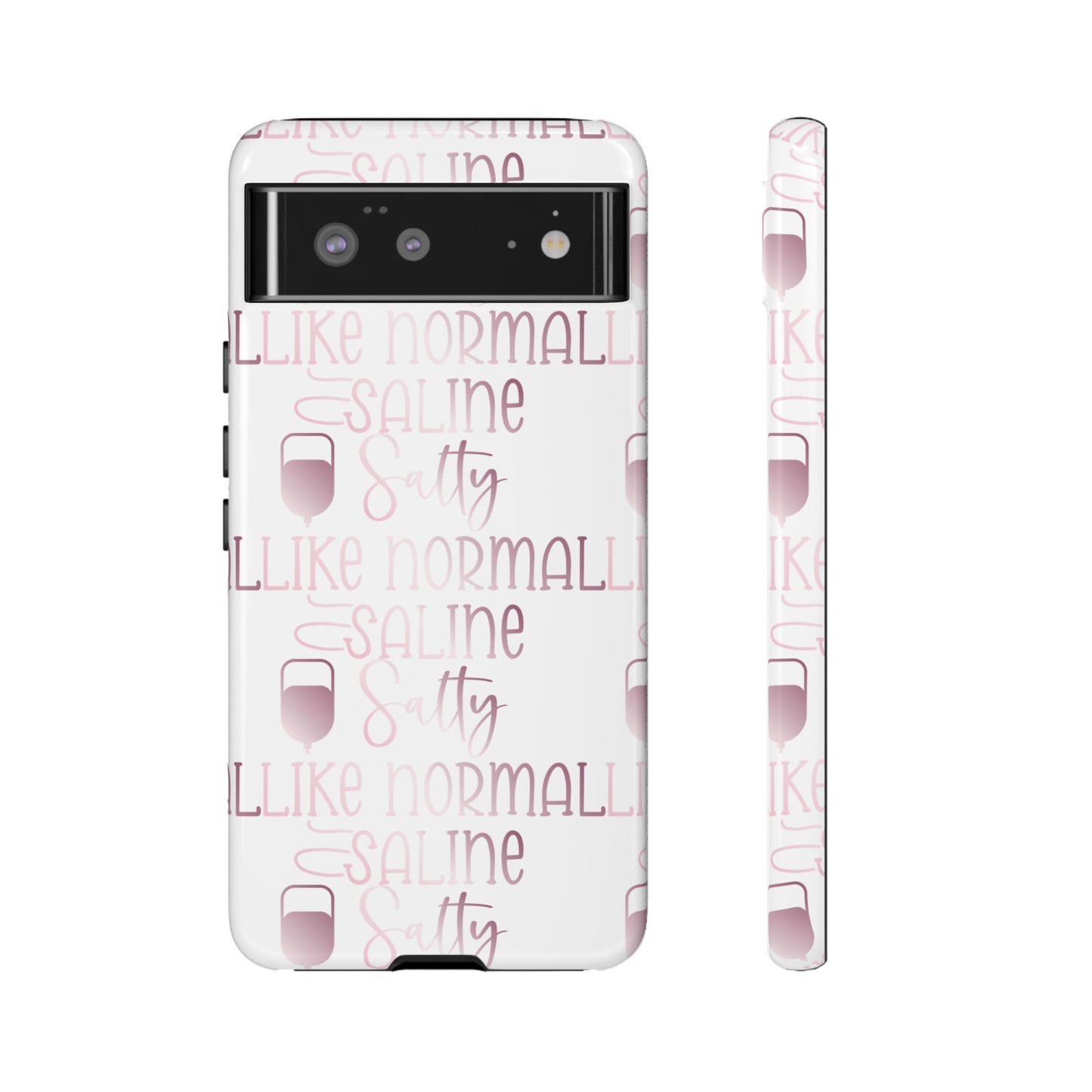 Google Pixel Tough Case - Salty Saline Like Normal Saline - White