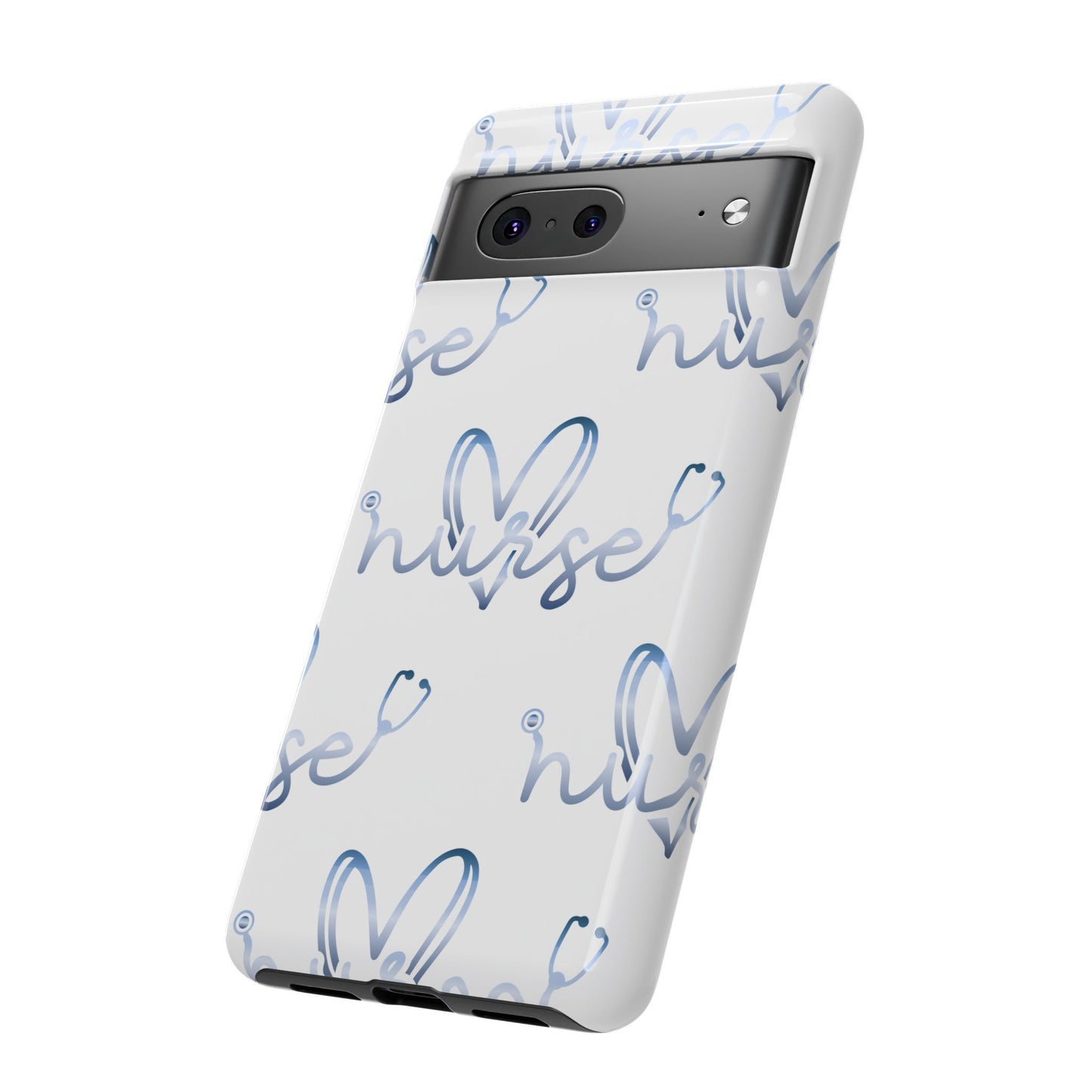 Google Pixel Tough Case - Nurse Stethoscope - White