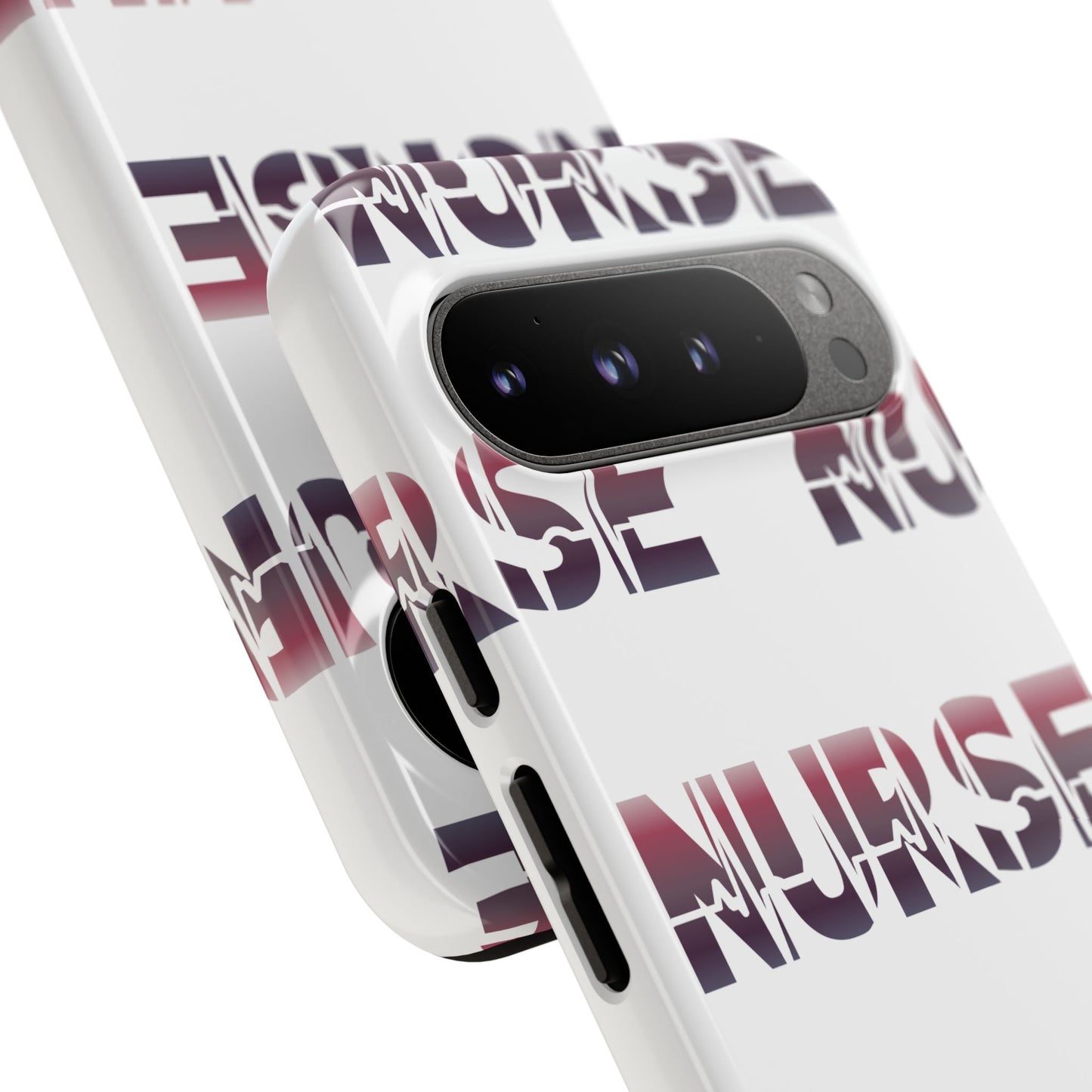 Google Pixel Tough Case - Nurse Pulse - White
