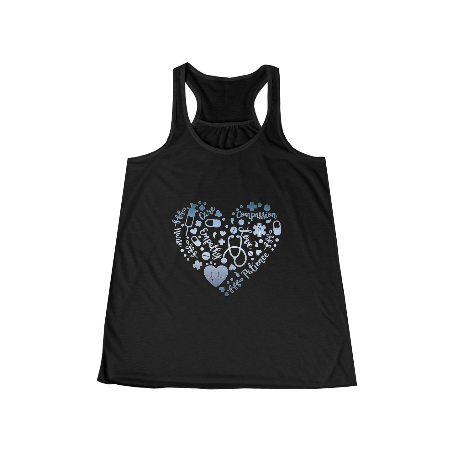Monogram Heart 1 blue steel