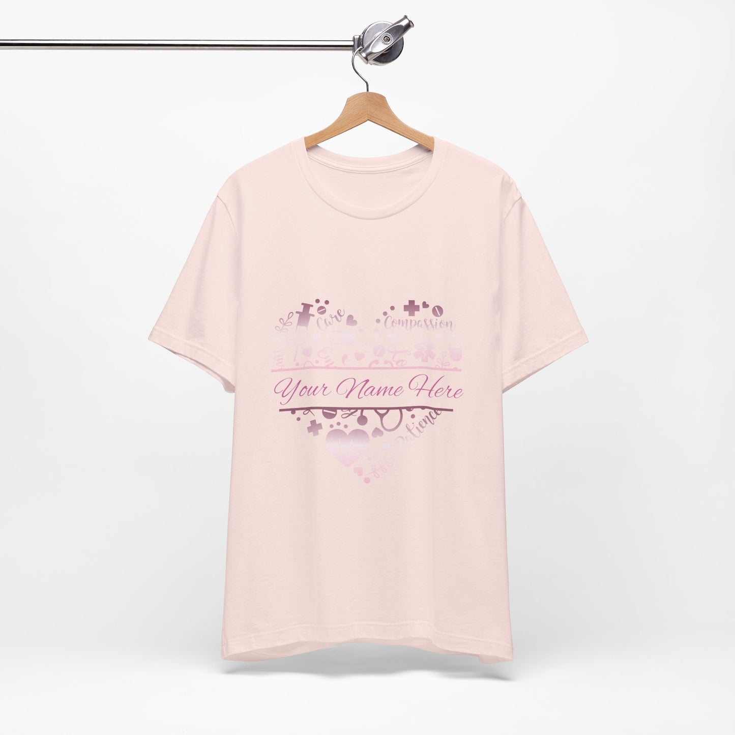 Monogram Heart rose gold